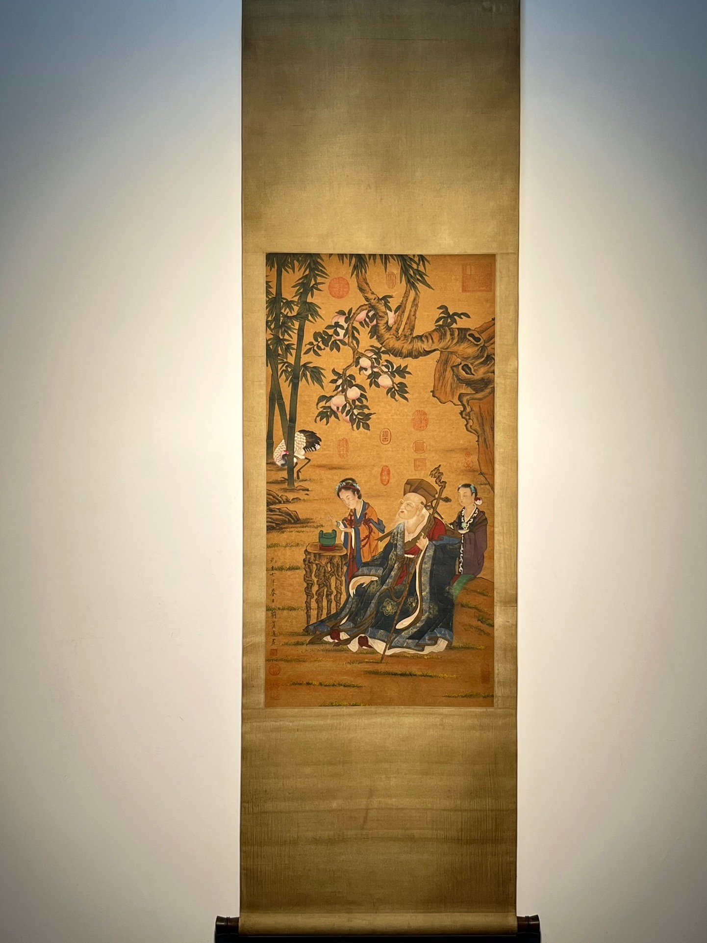 Chinese scroll painting Liu Guandao