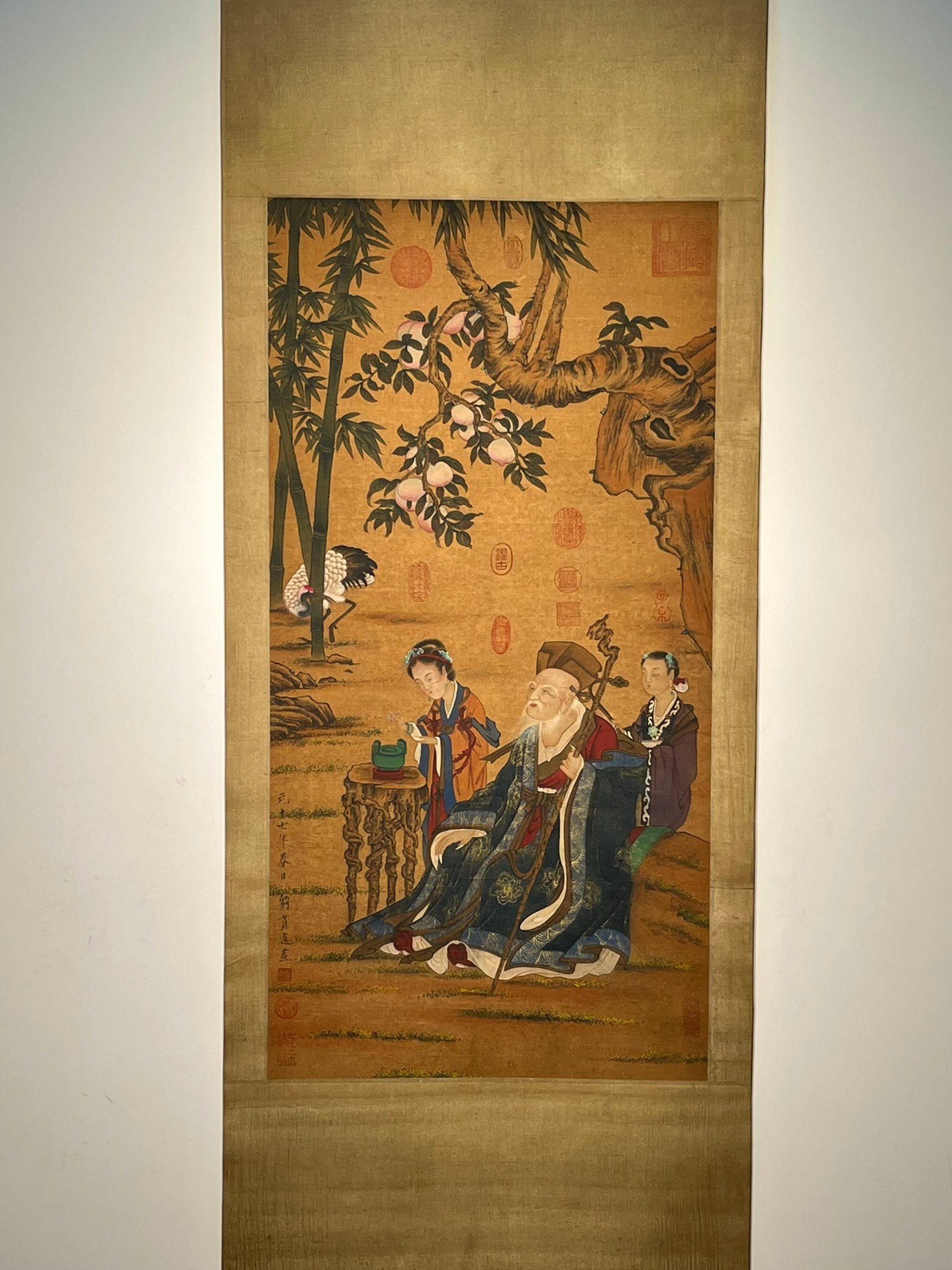 Chinese scroll painting Liu Guandao