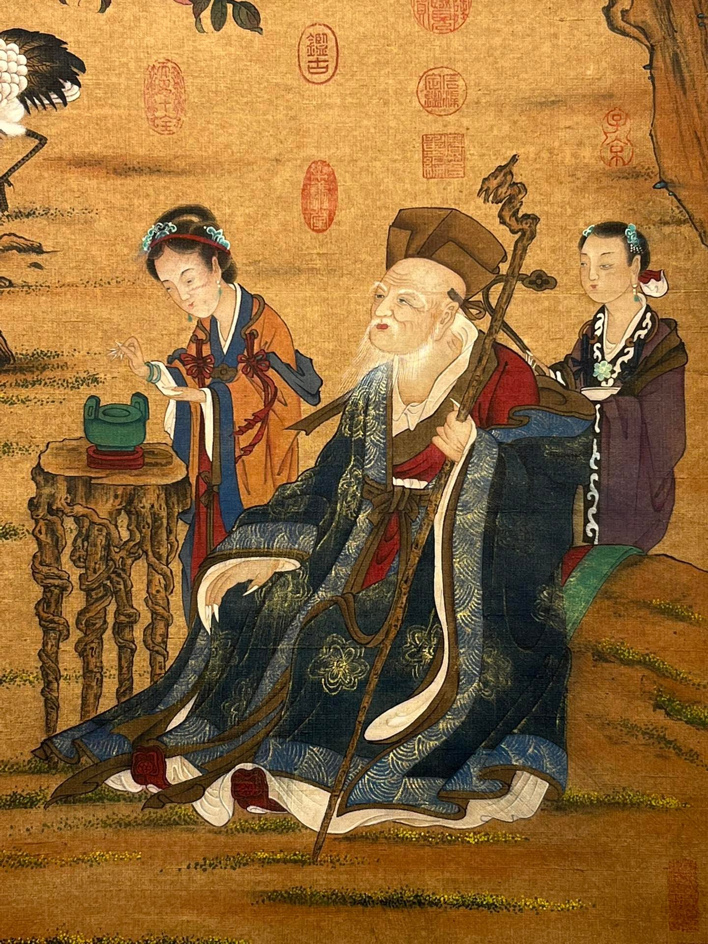 Chinese scroll painting Liu Guandao