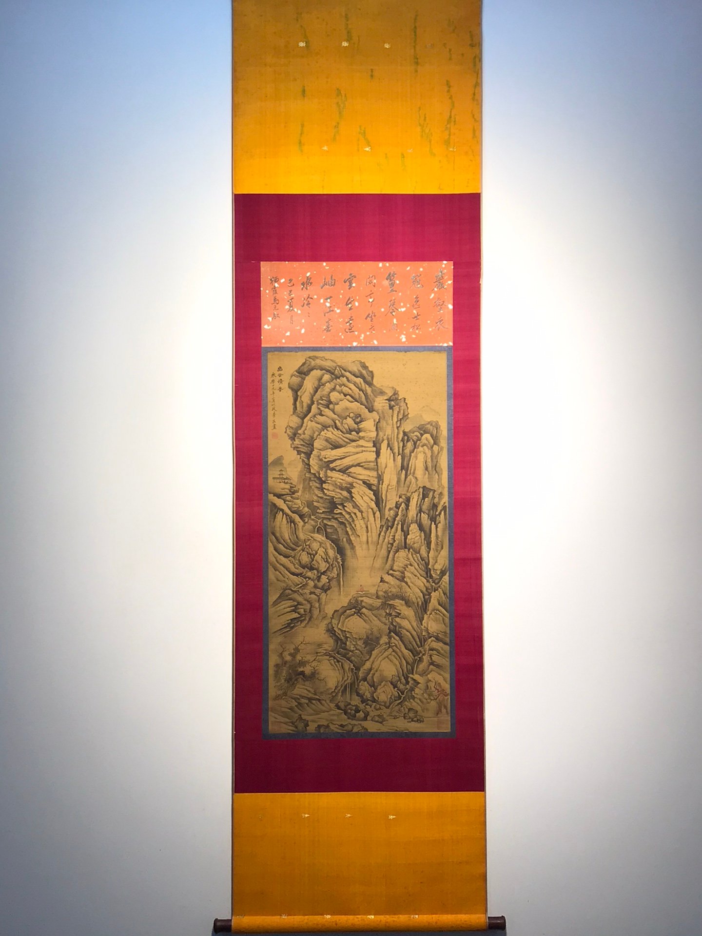 Chinese scroll painting Longbo Jushi