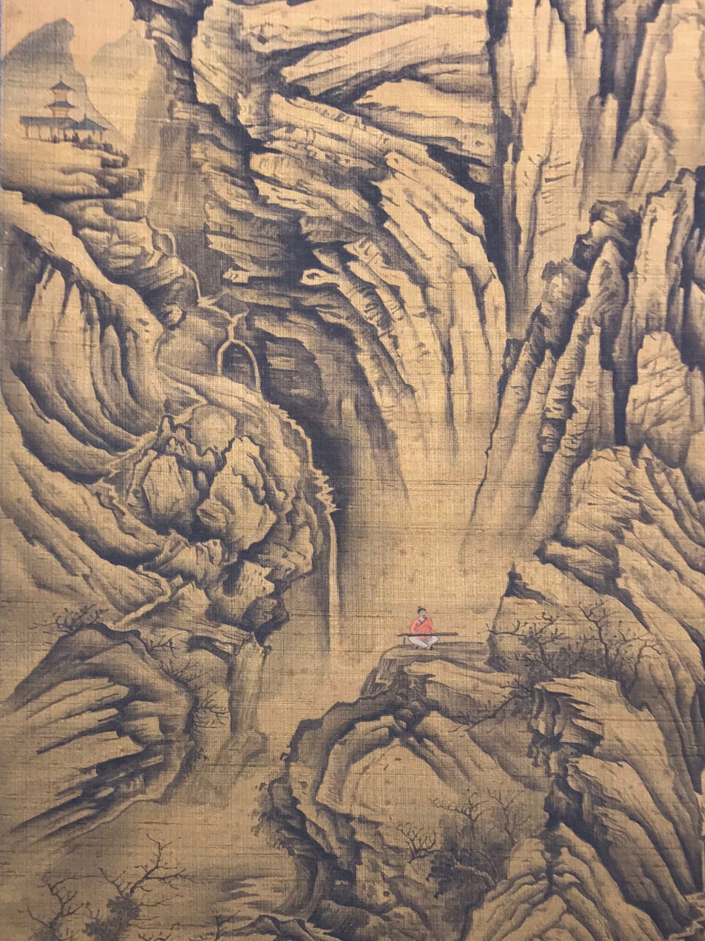 Chinese scroll painting Longbo Jushi