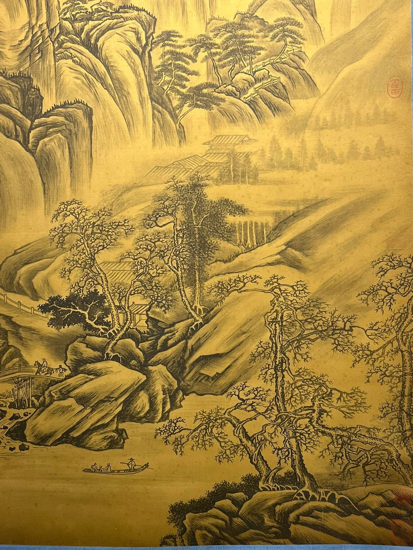 Chinese scroll painting Guan Tong