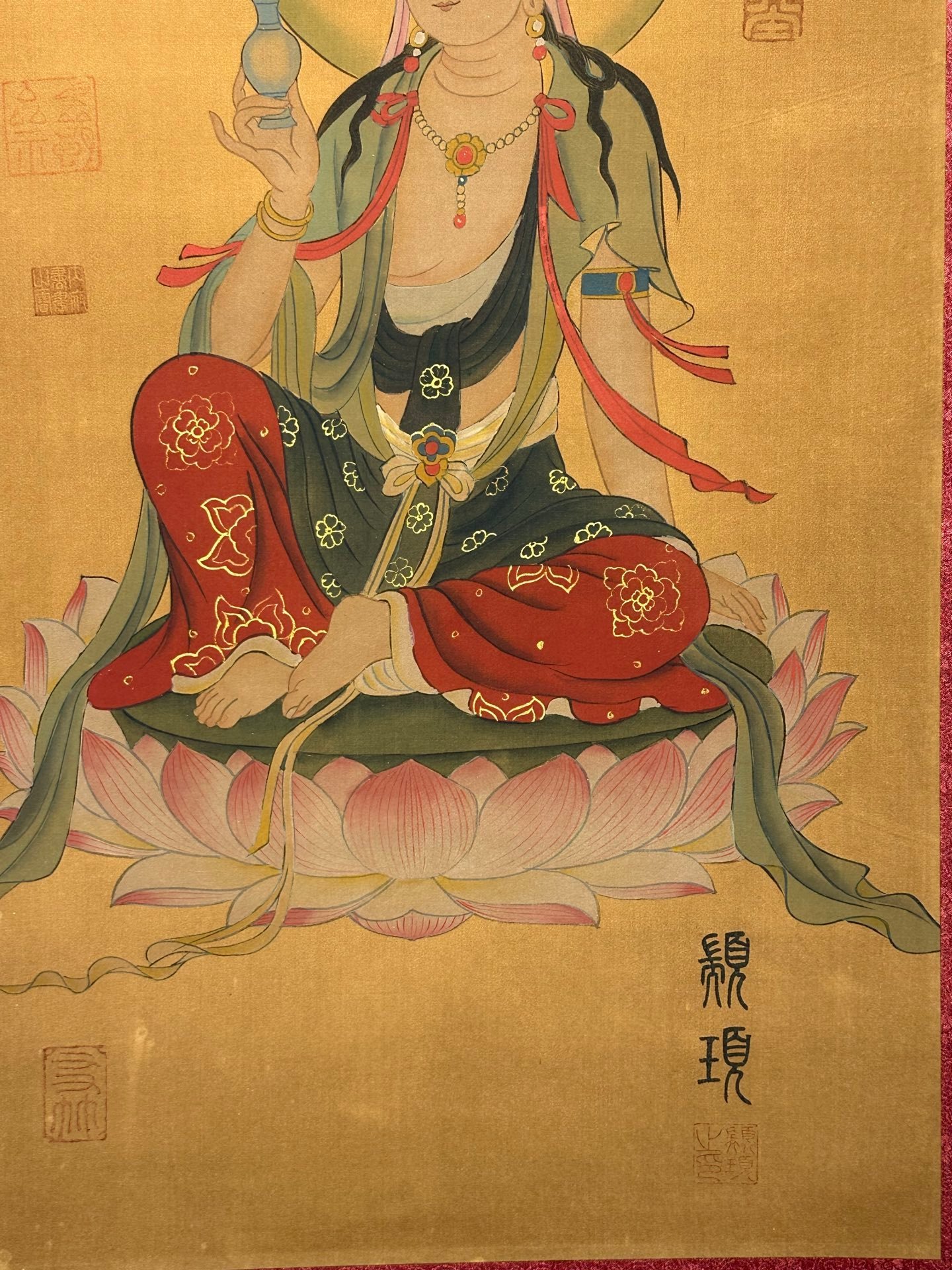 Chinese scroll painting Zhuanxu