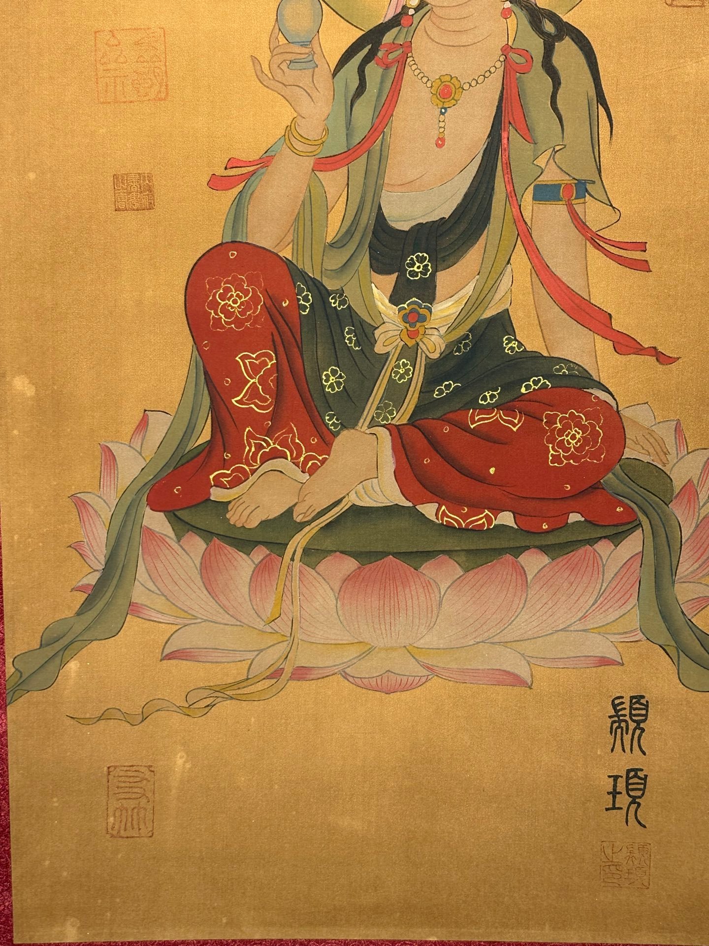 Chinese scroll painting Zhuanxu