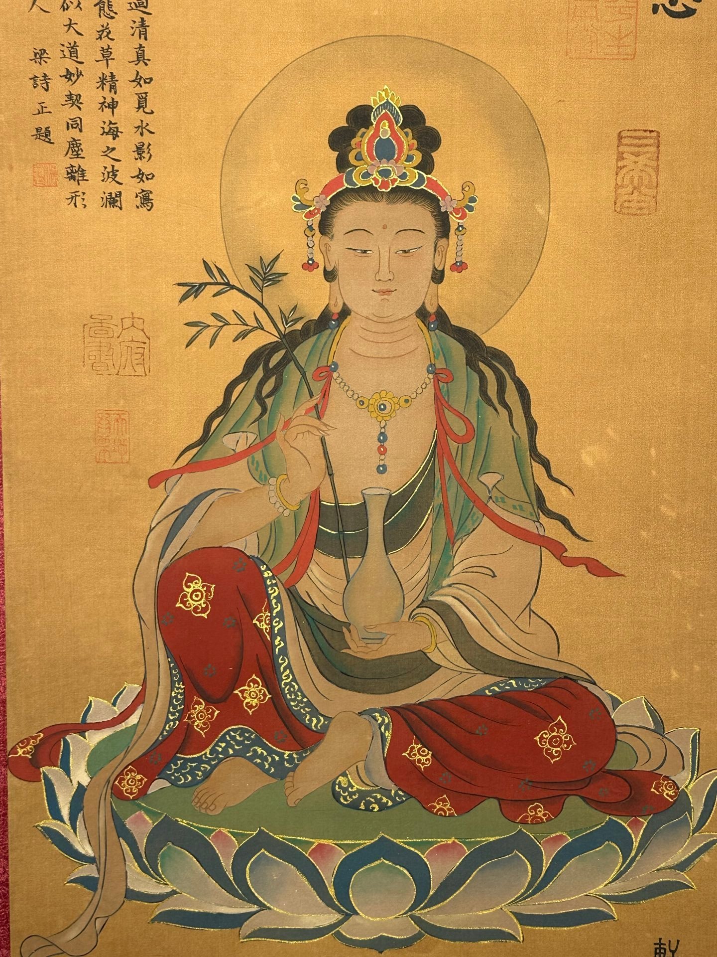 Chinese scroll painting Zhuanxu