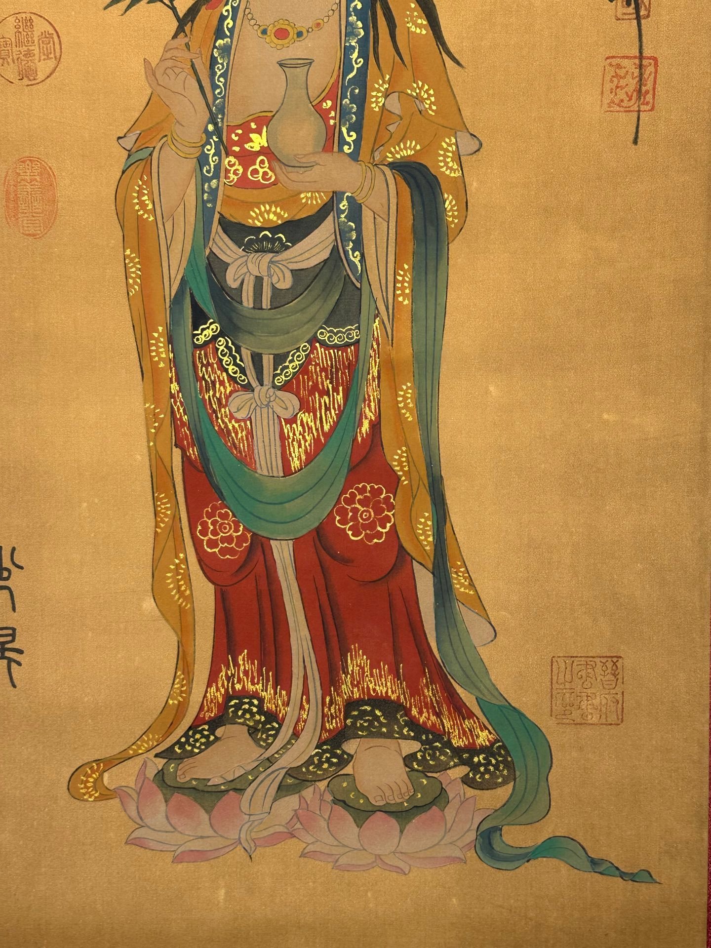 Chinese scroll painting Zhuanxu