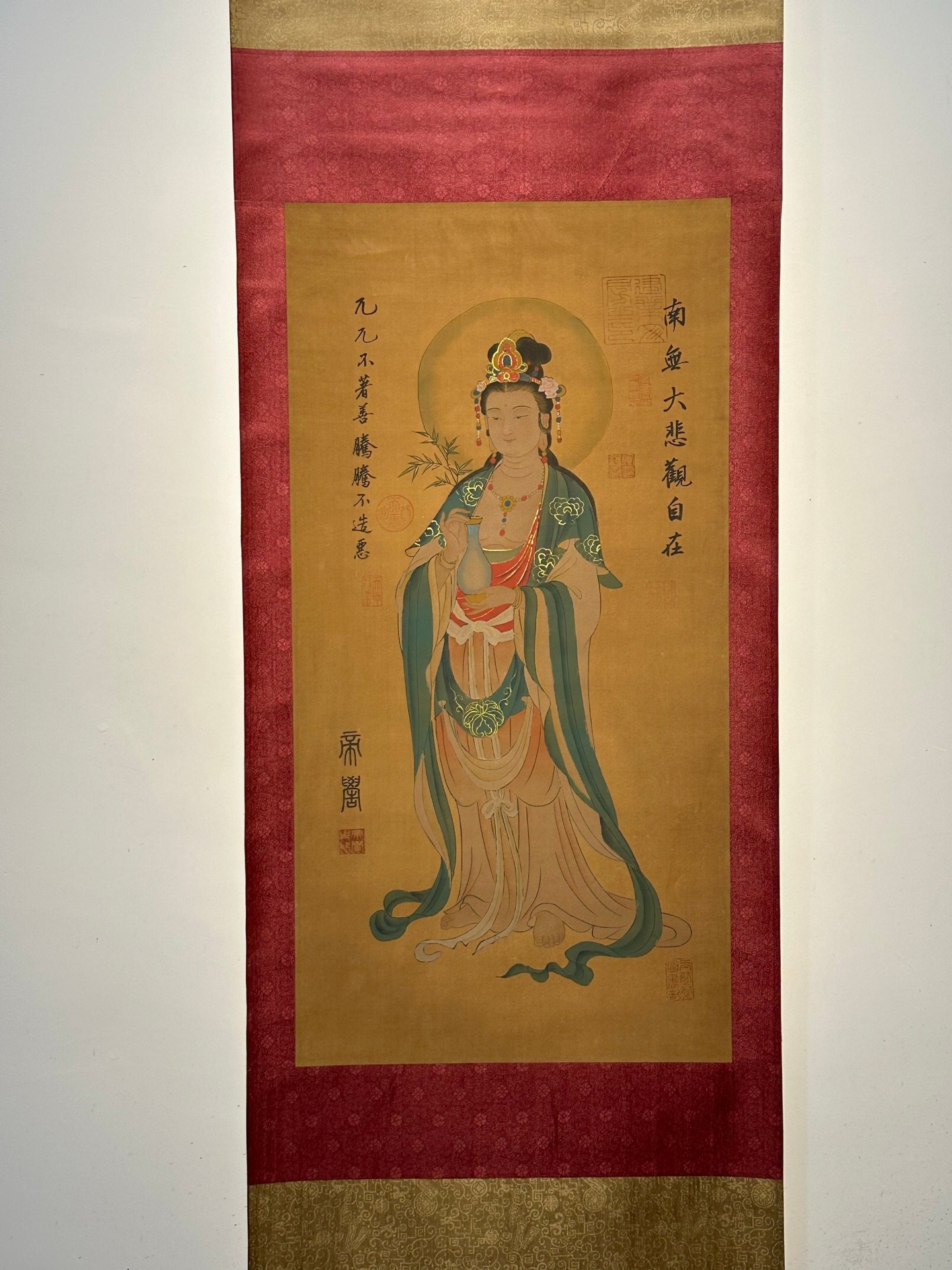 Chinese scroll painting Zhuanxu