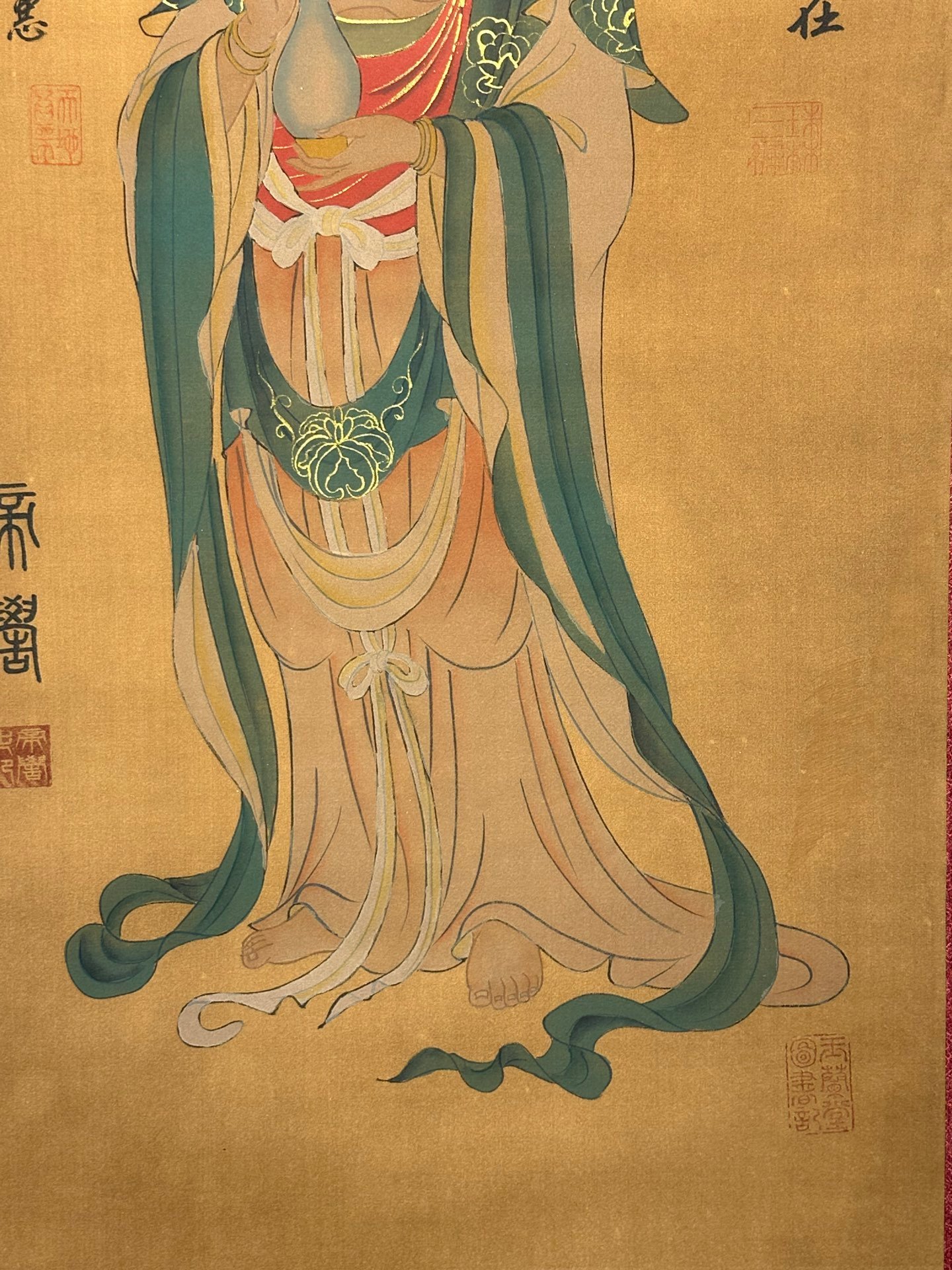 Chinese scroll painting Zhuanxu