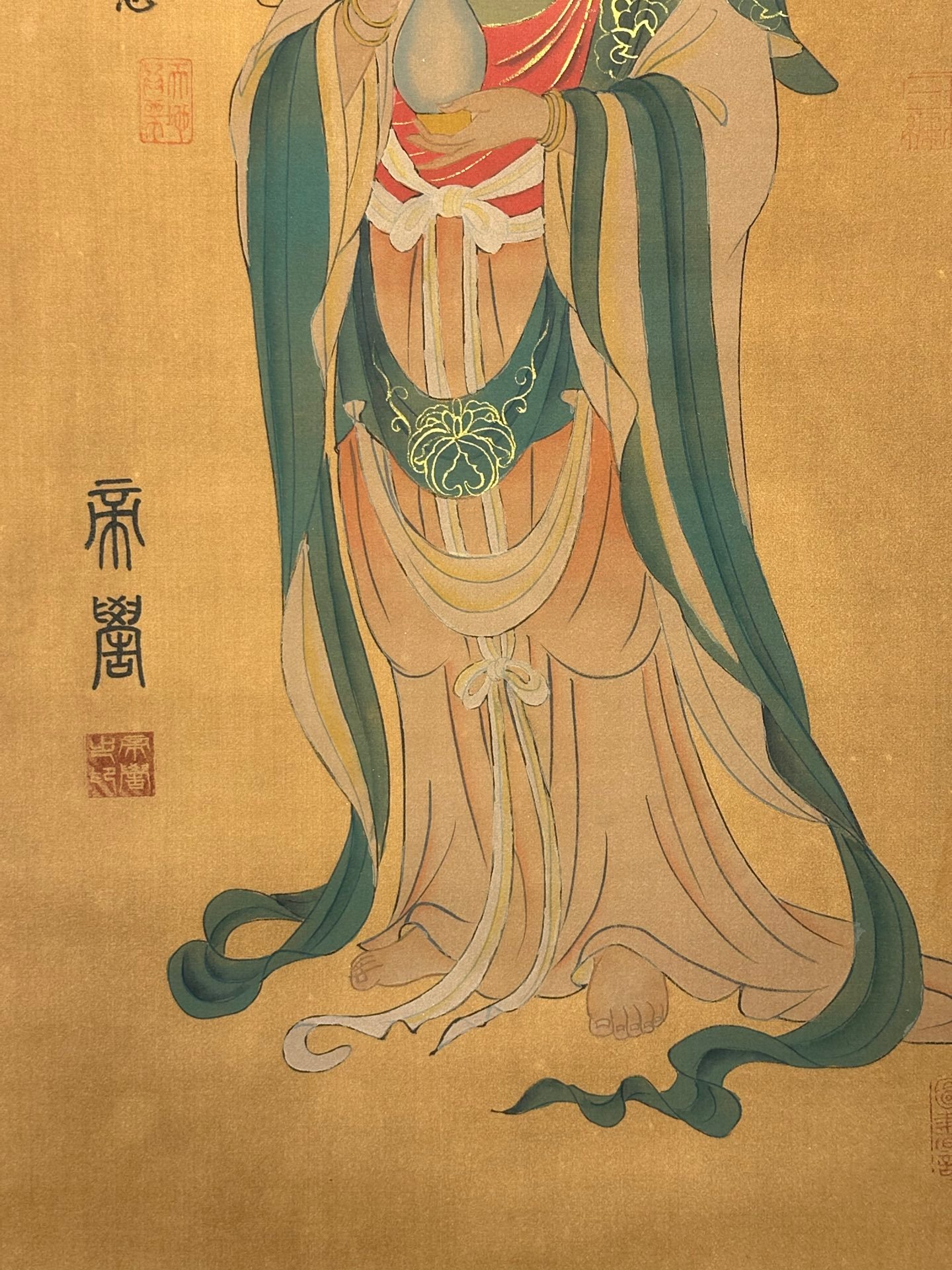 Chinese scroll painting Zhuanxu
