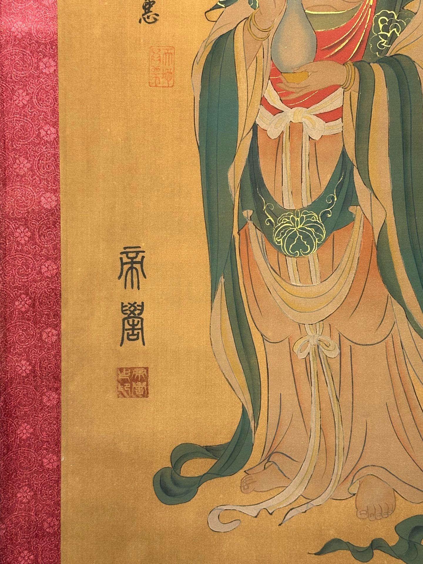 Chinese scroll painting Zhuanxu