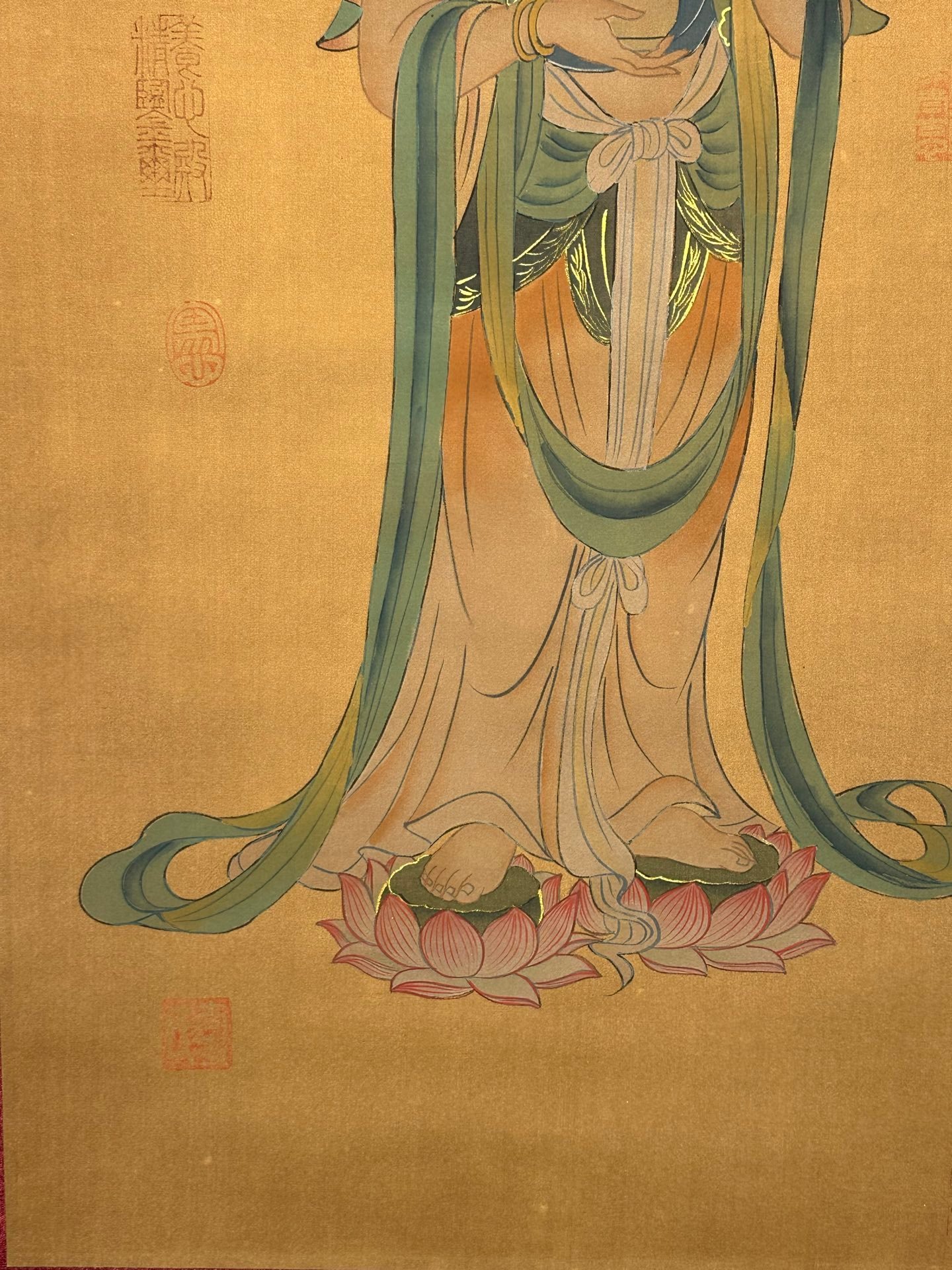 Chinese scroll painting Zhuanxu