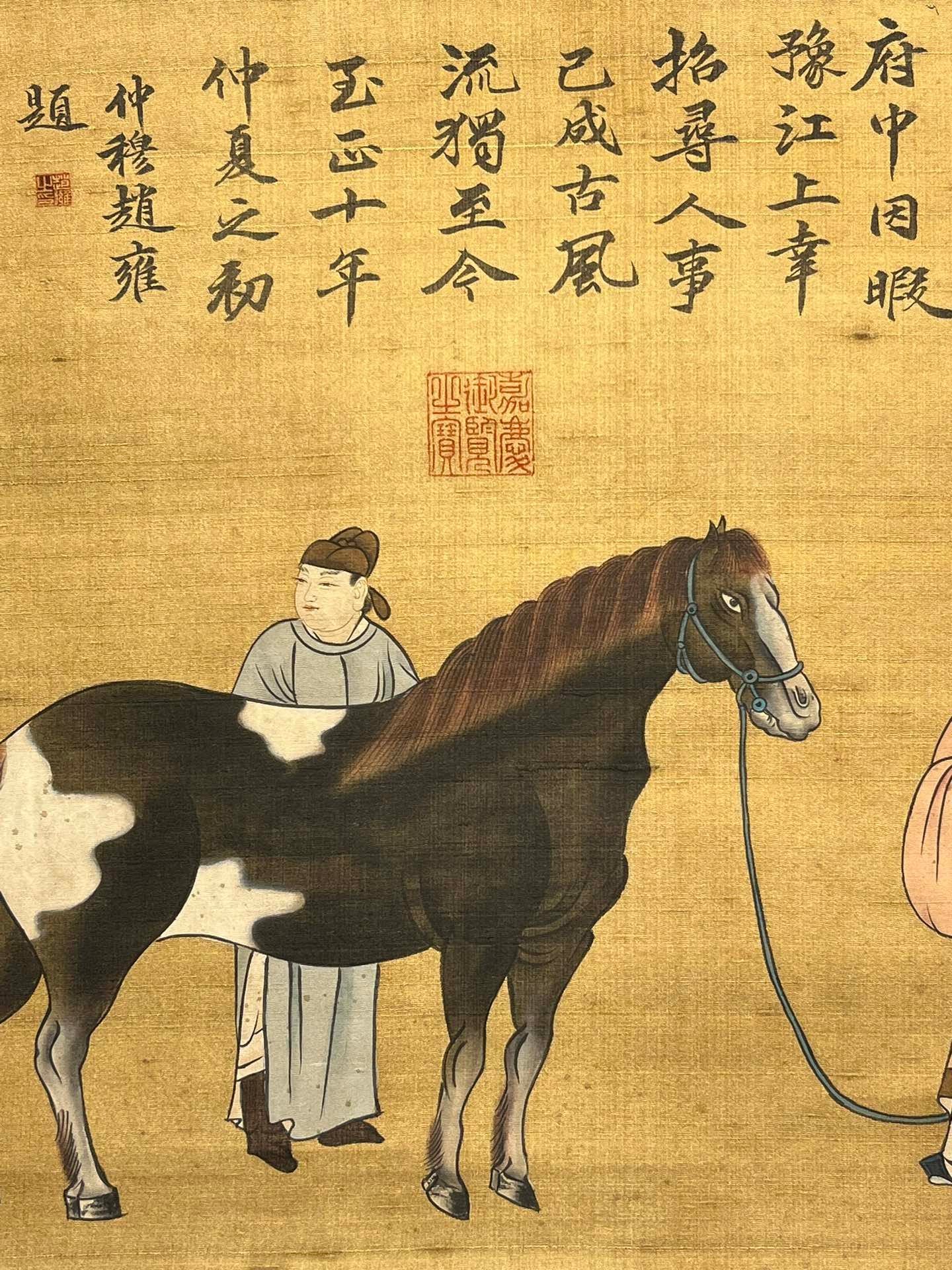 Chinese scroll painting Li Gonglin