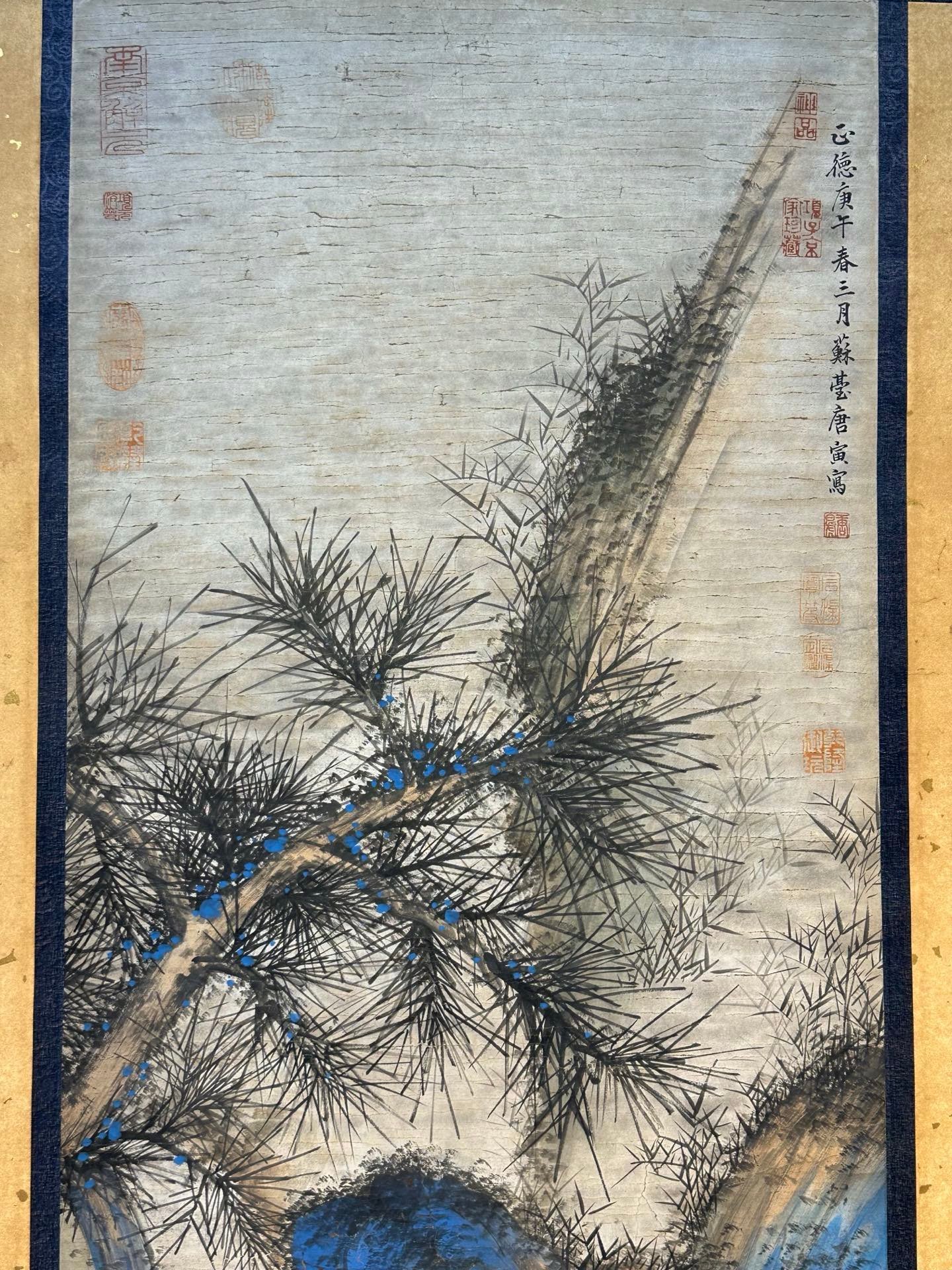Chinese scroll painting Tang Yin