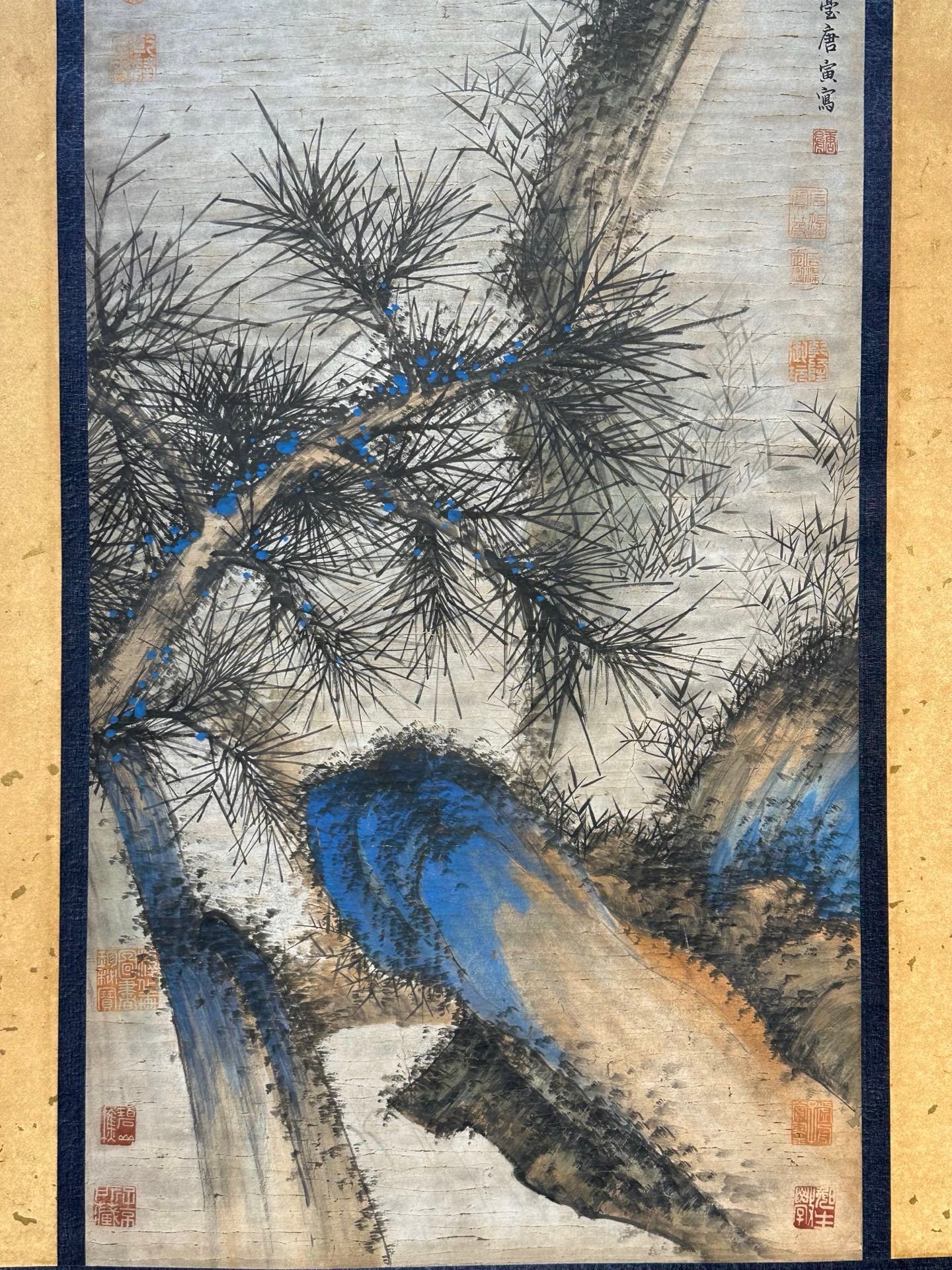 Chinese scroll painting Tang Yin