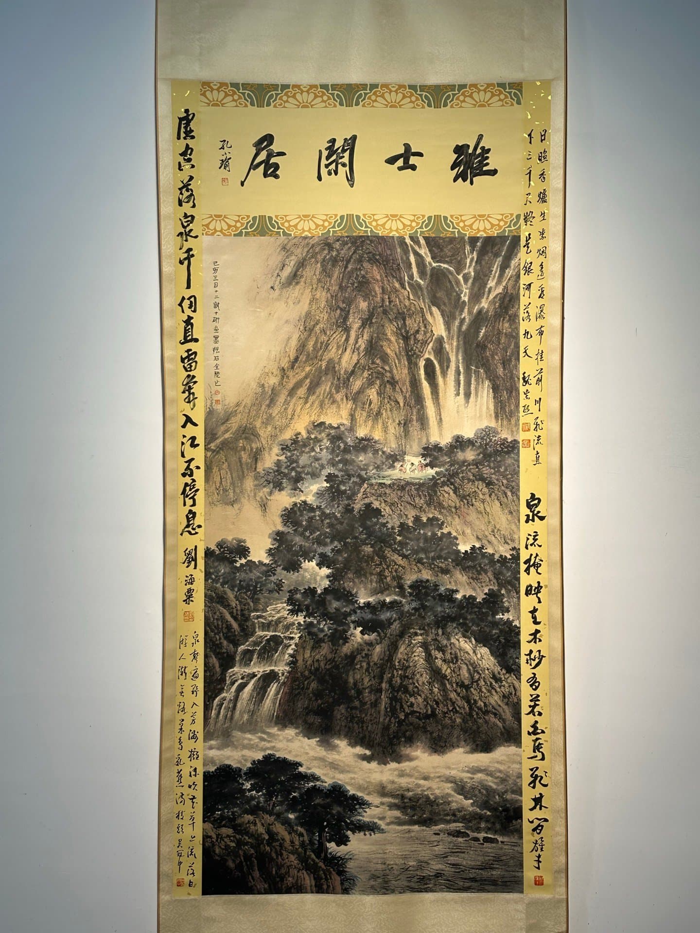 Chinese scroll painting Fu Baoshi