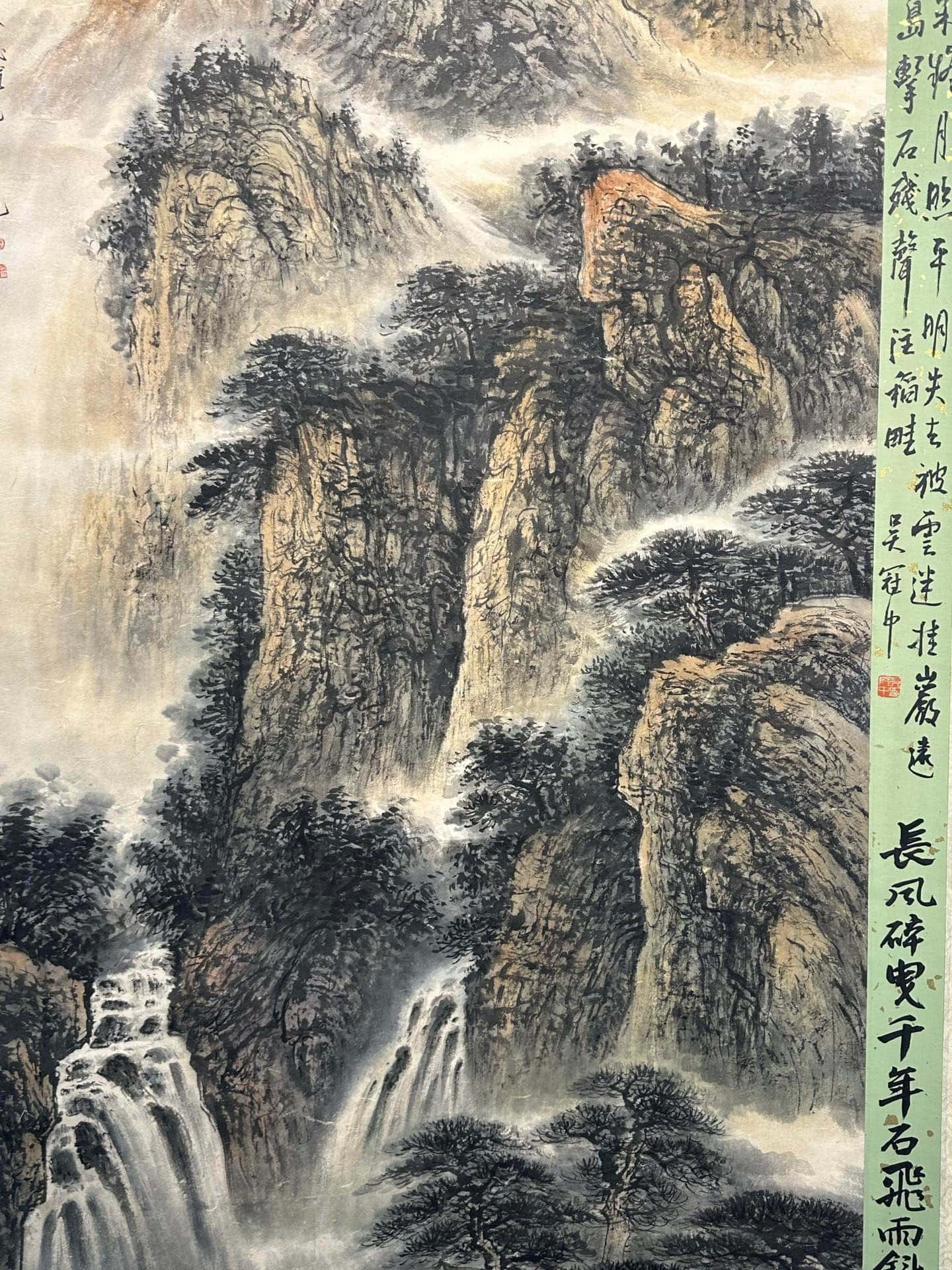 Chinese scroll painting Fu Baoshi