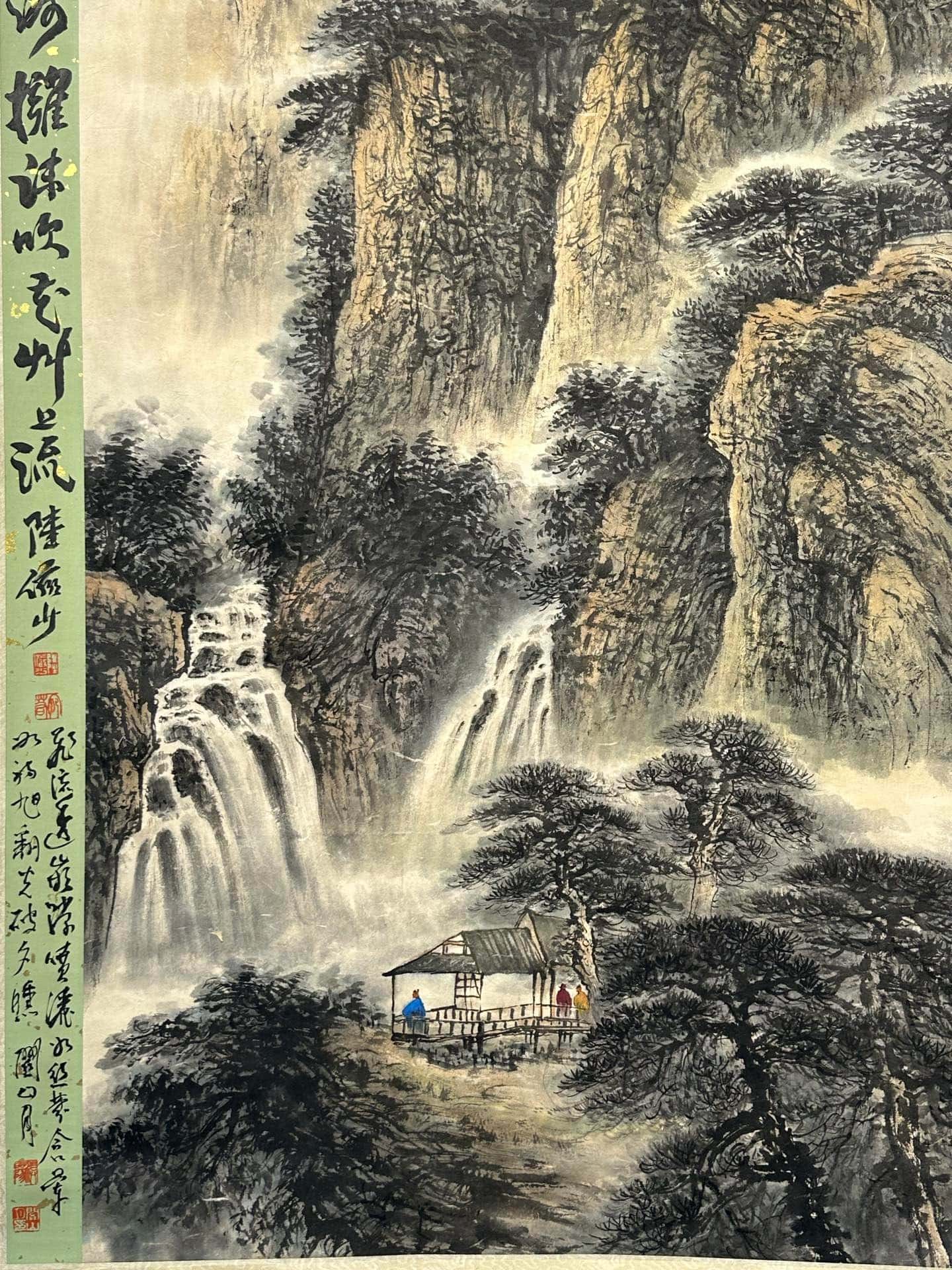 Chinese scroll painting Fu Baoshi