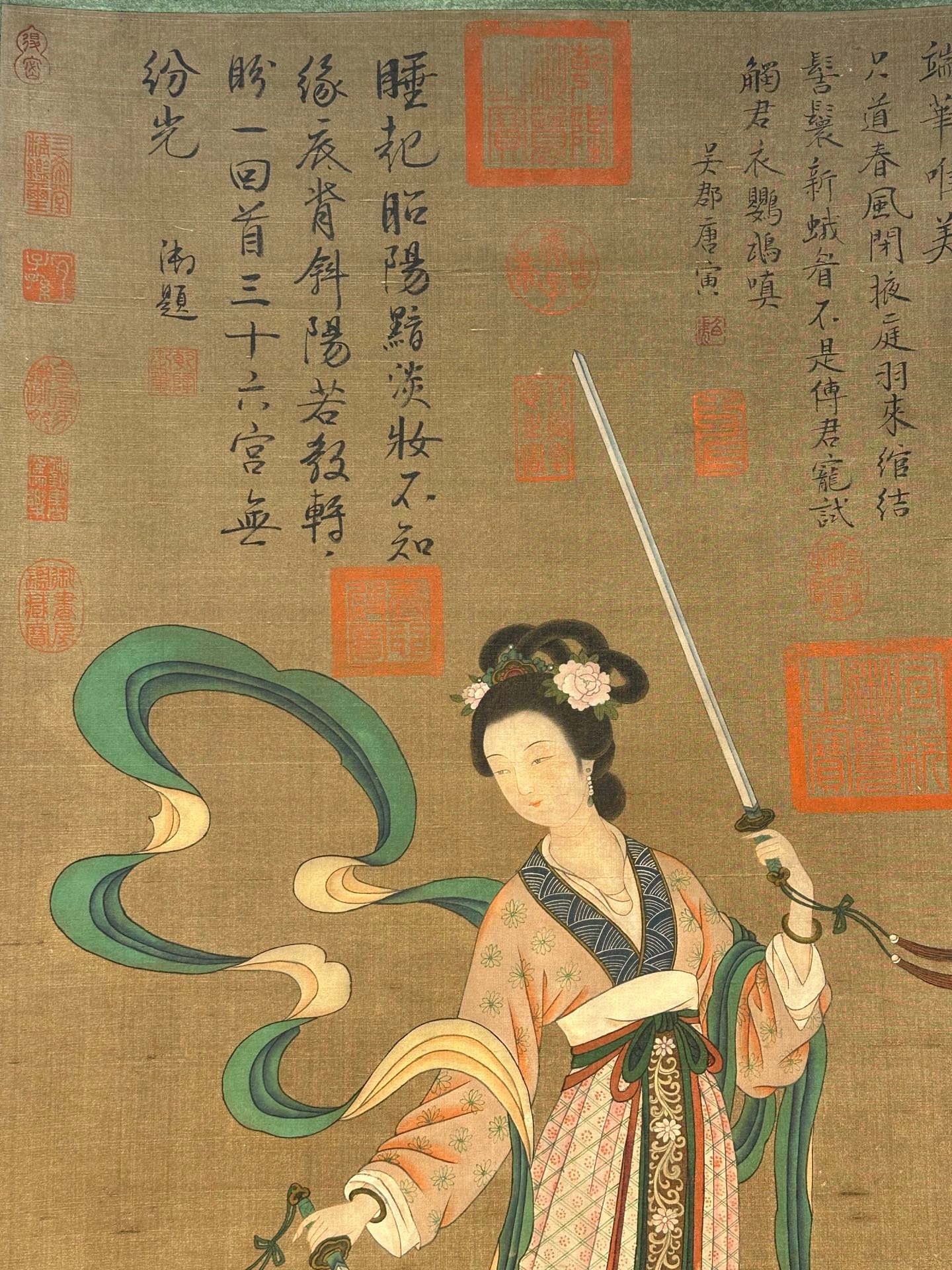 Chinese scroll painting Tang Yin