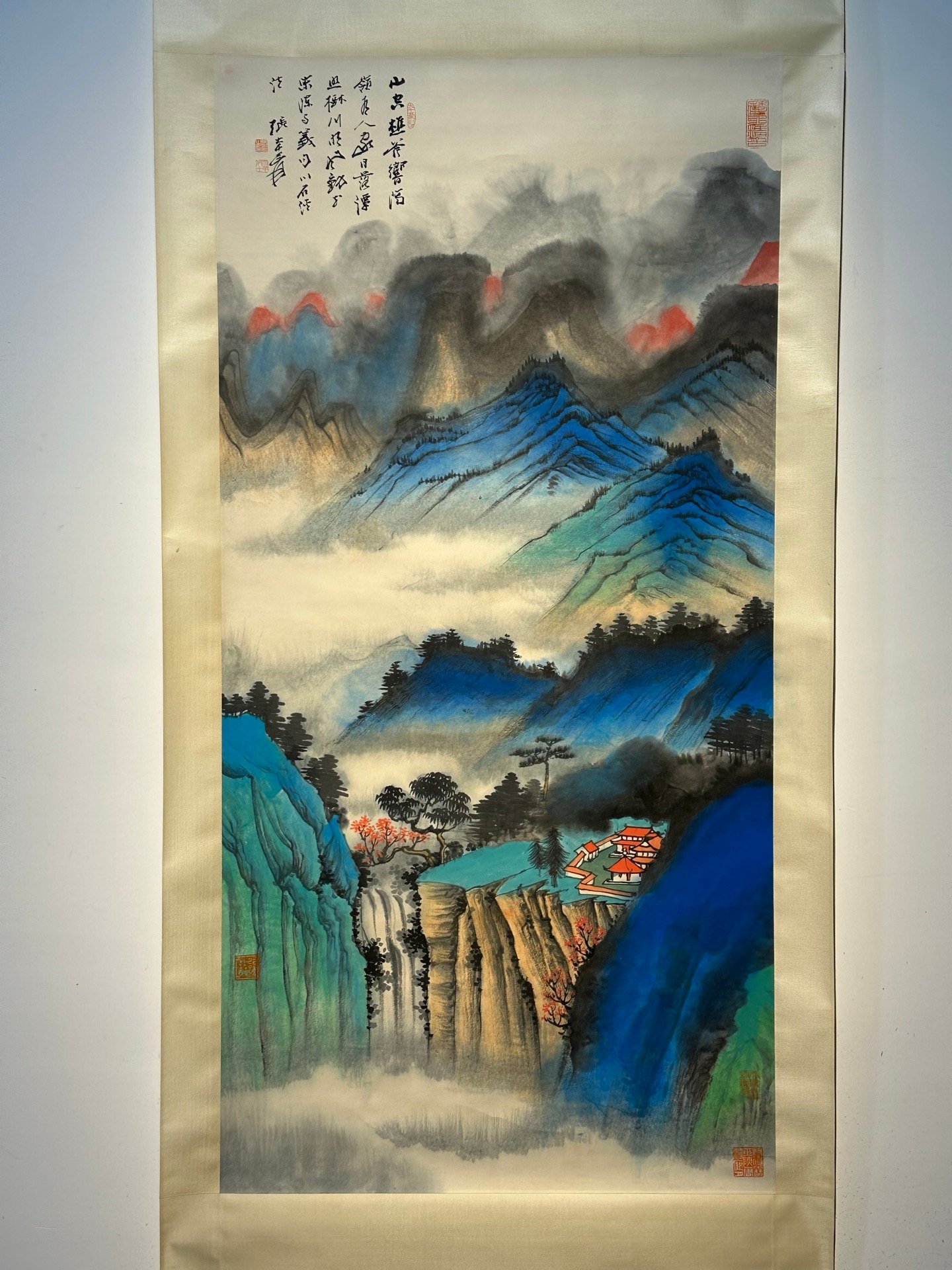 Chinese scroll painting Zhang Daqian