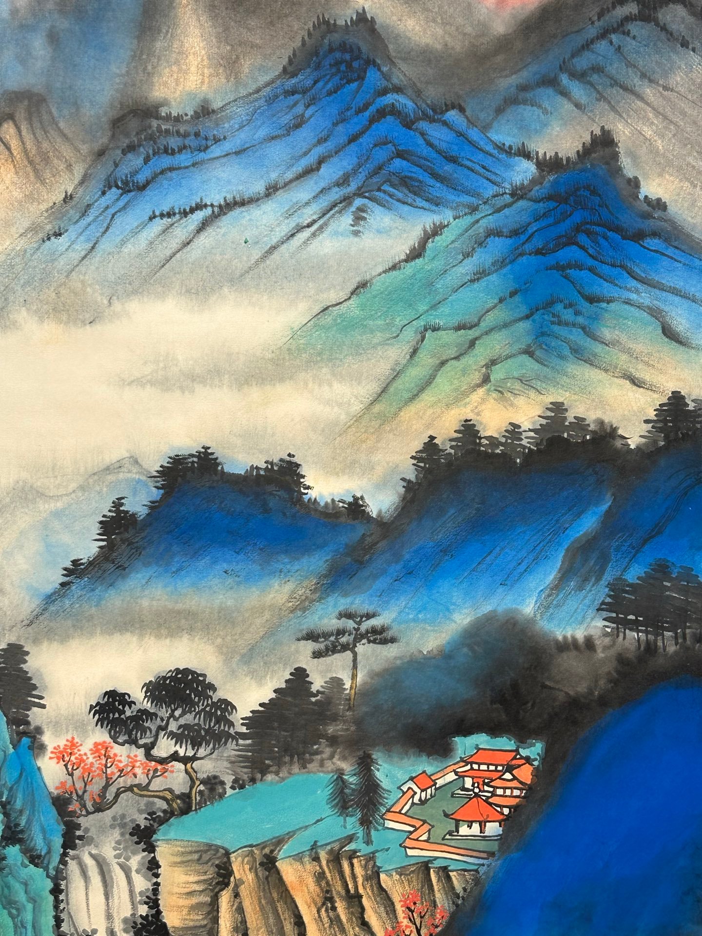 Chinese scroll painting Zhang Daqian