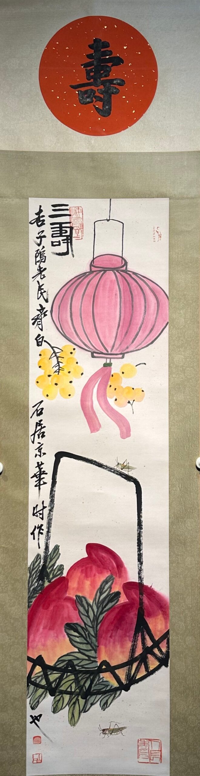 Chinese scroll painting Qi Baishi