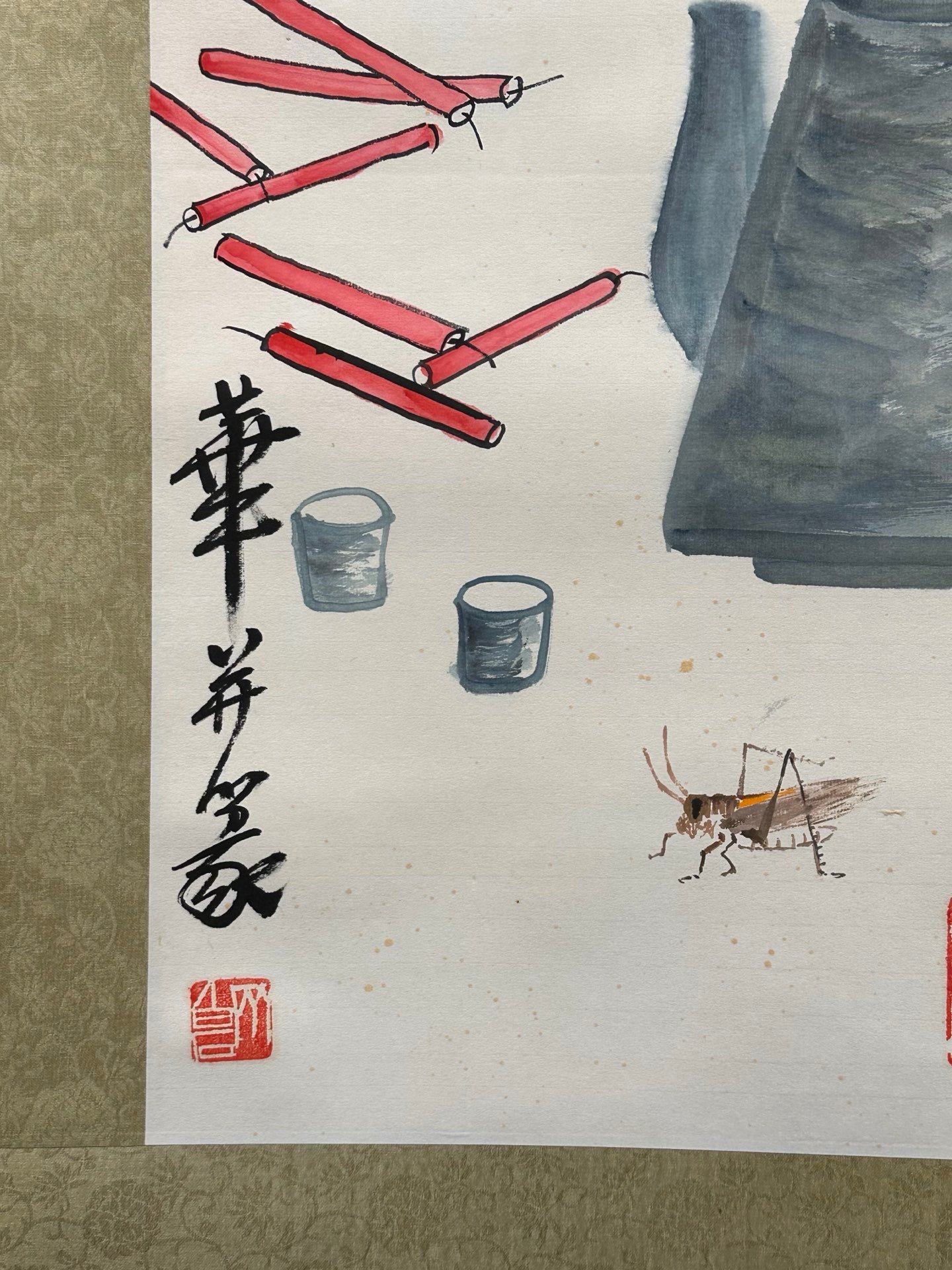Chinese scroll painting Qi Baishi