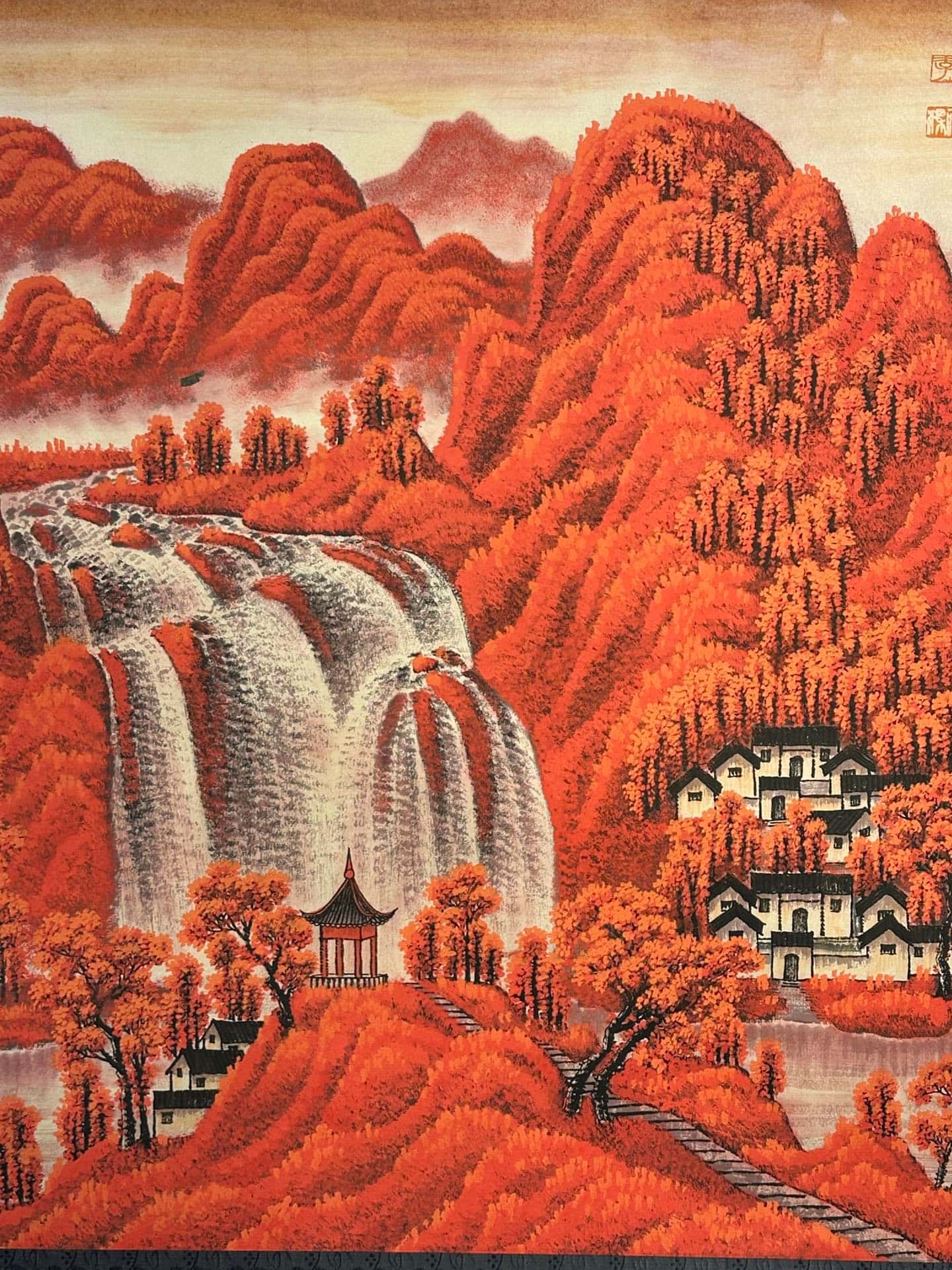 Chinese scroll painting Li Keran