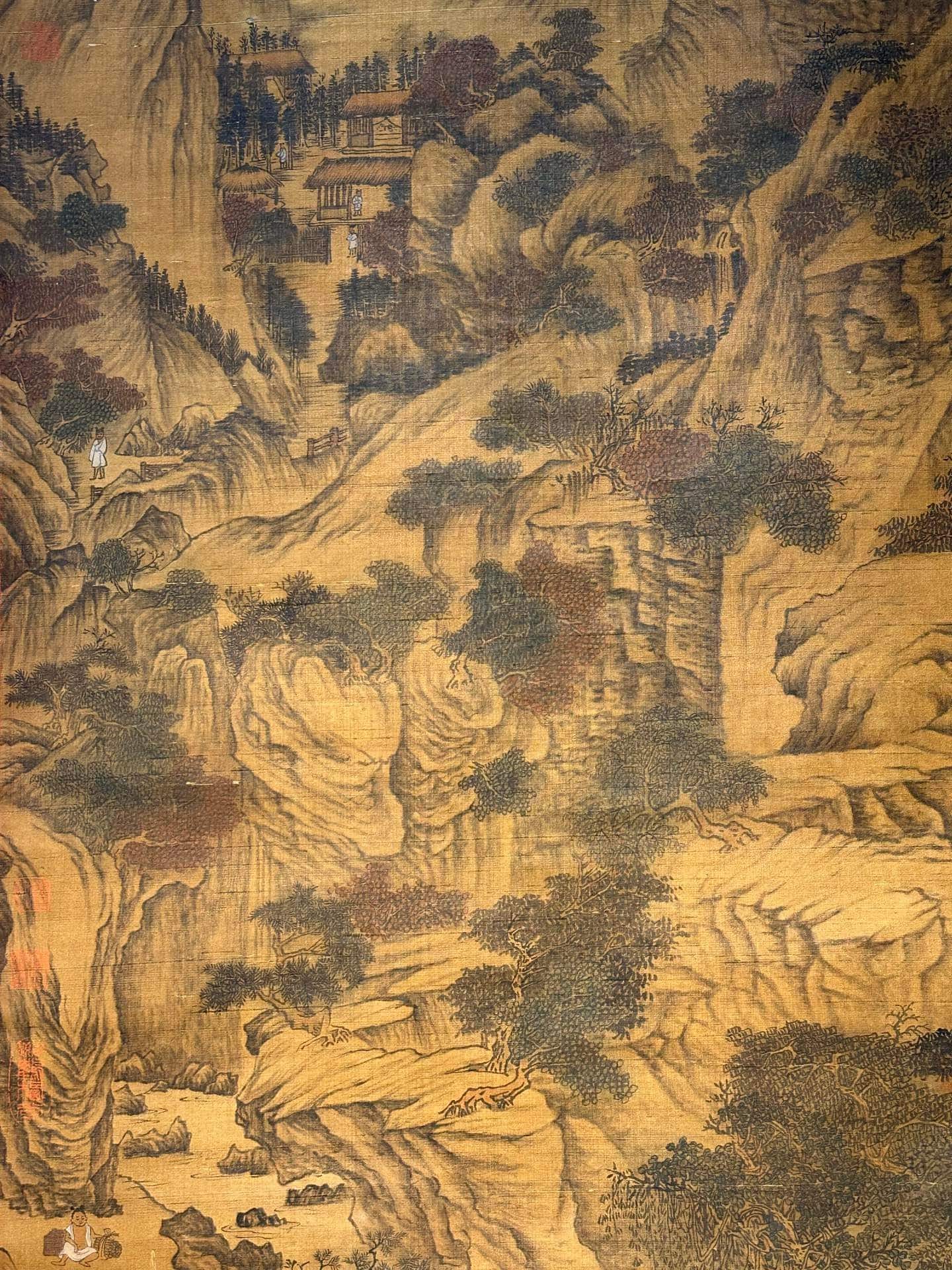 Chinese scroll painting Wang Meng