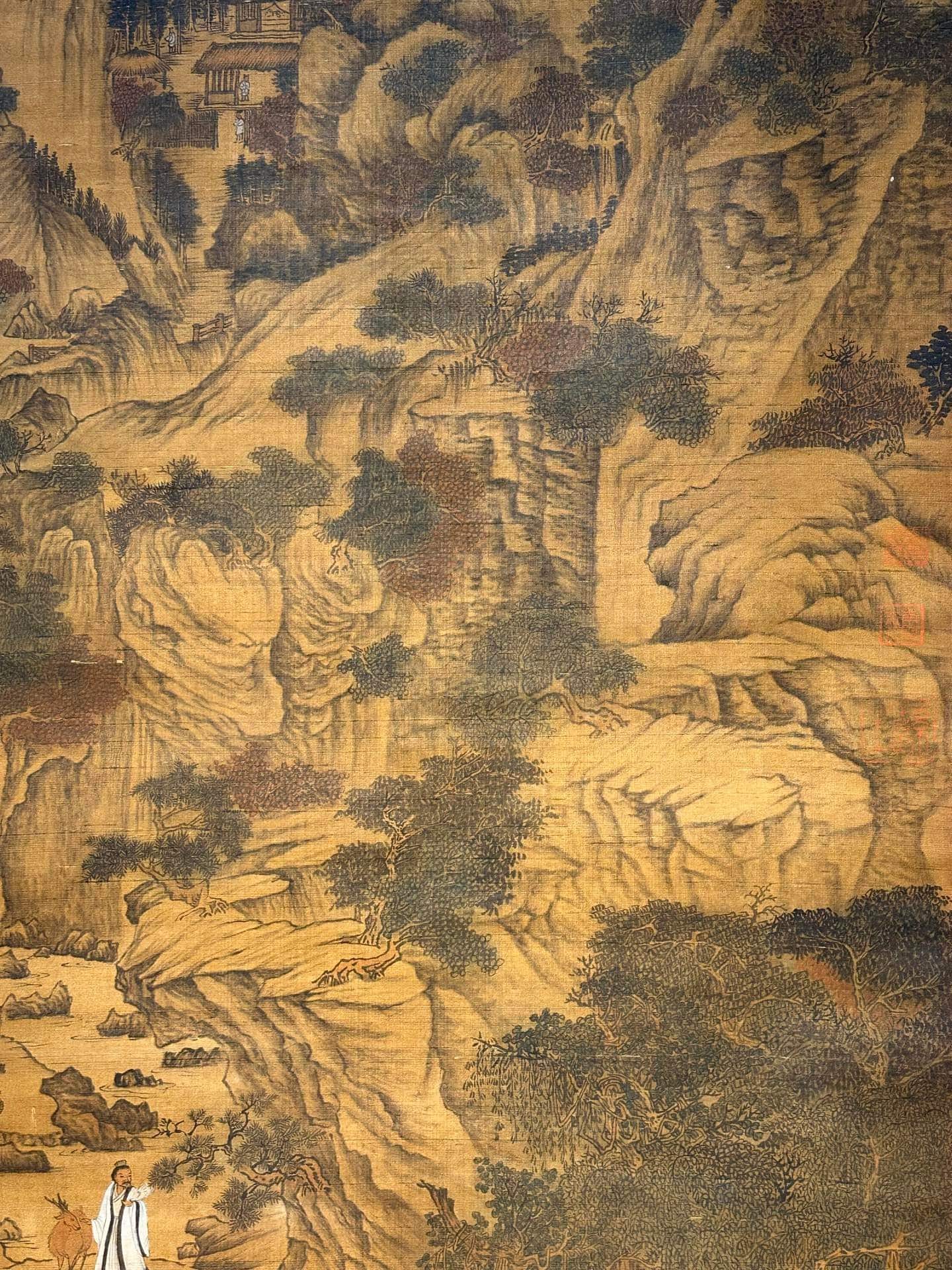Chinese scroll painting Wang Meng