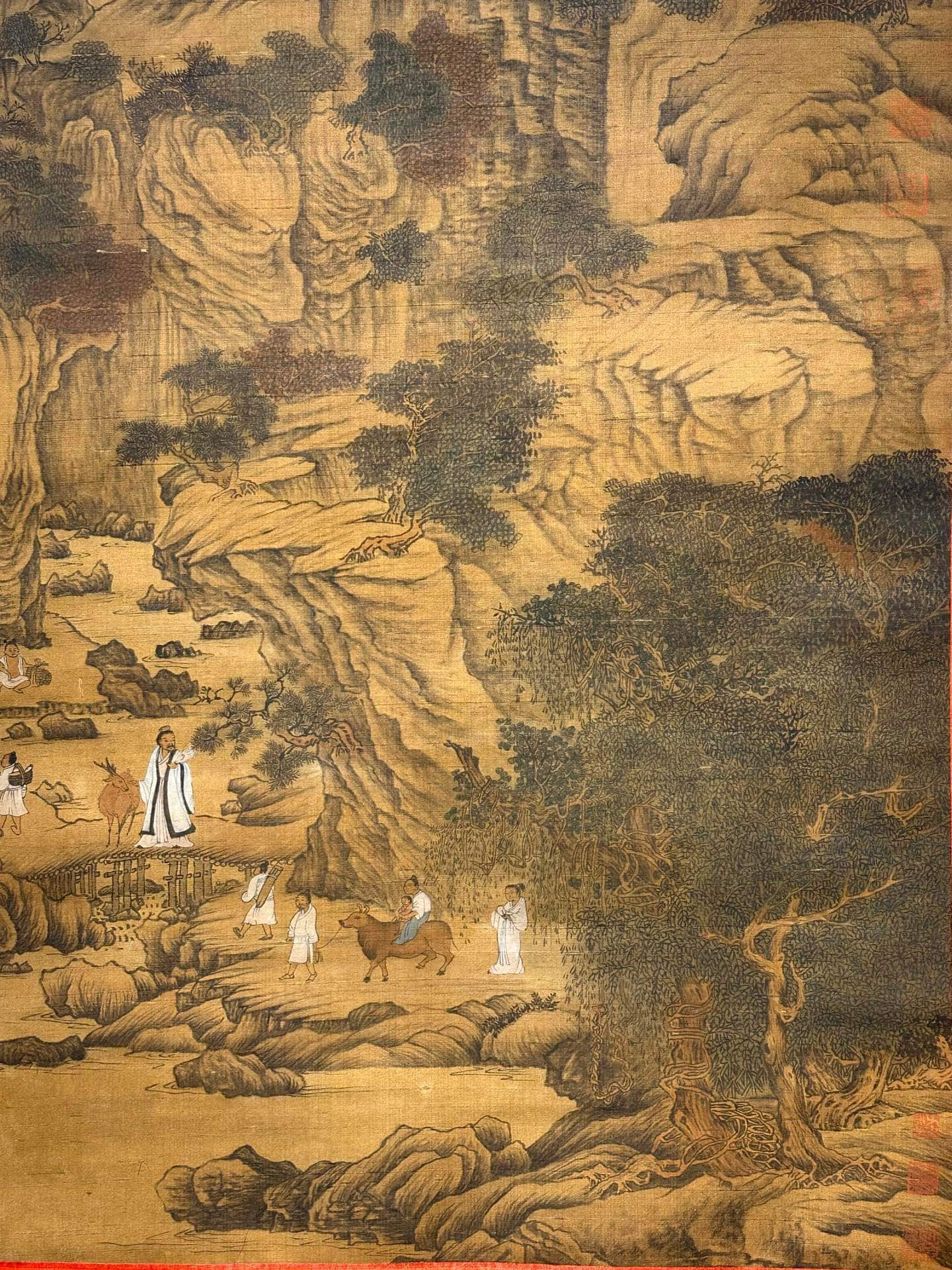 Chinese scroll painting Wang Meng