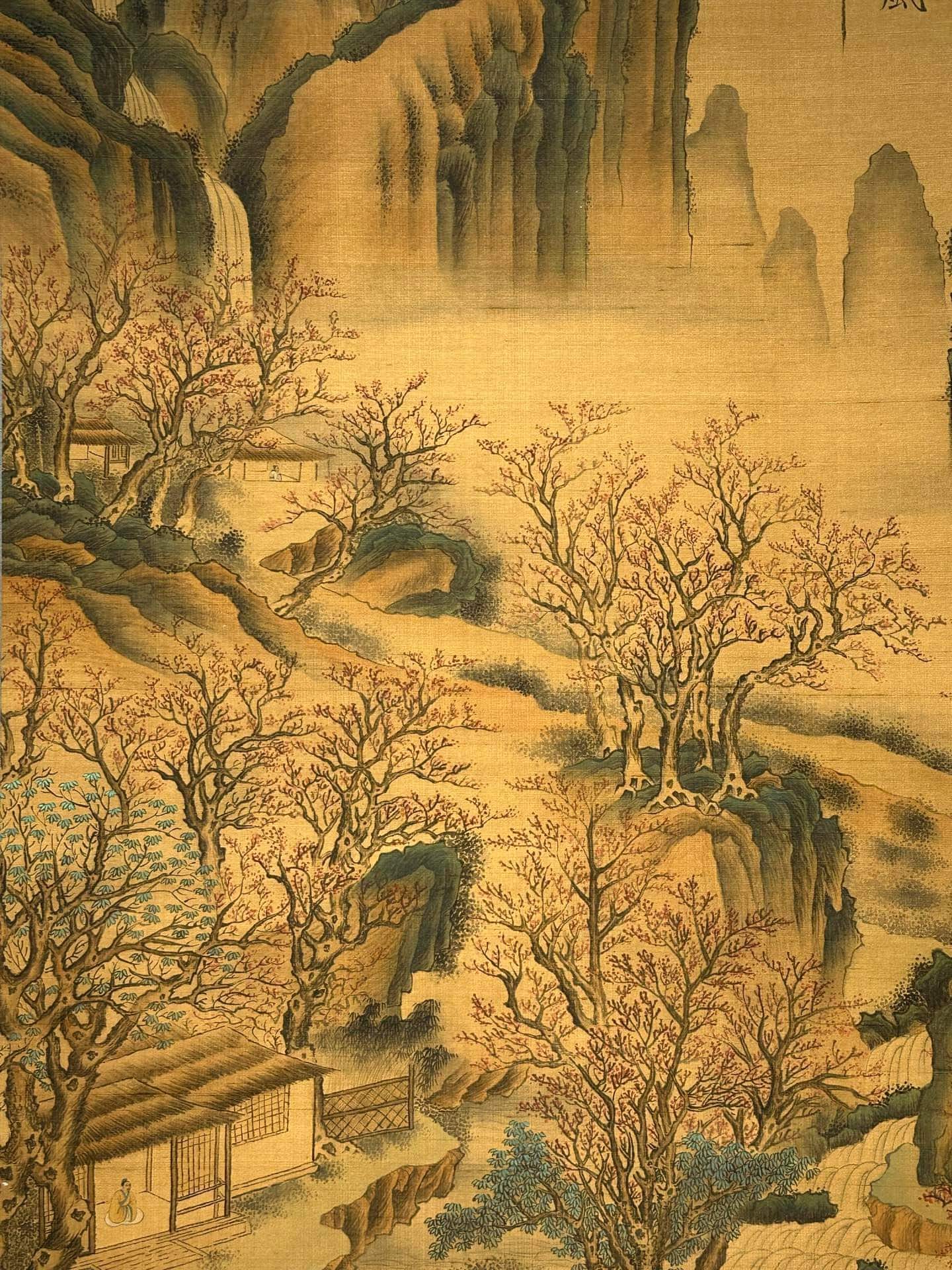 Chinese scroll painting Qin Shi Huang Ying Zheng