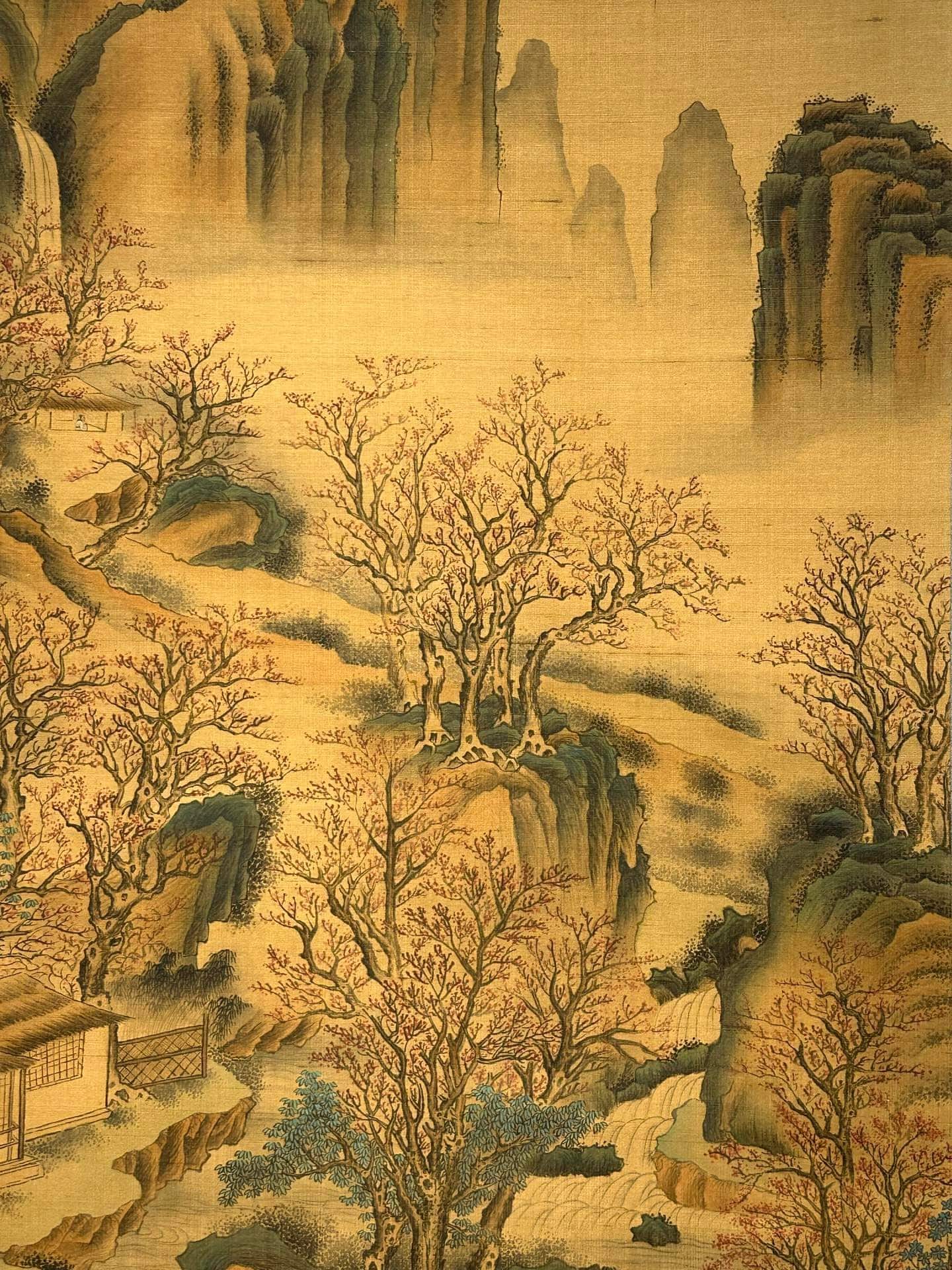 Chinese scroll painting Qin Shi Huang Ying Zheng