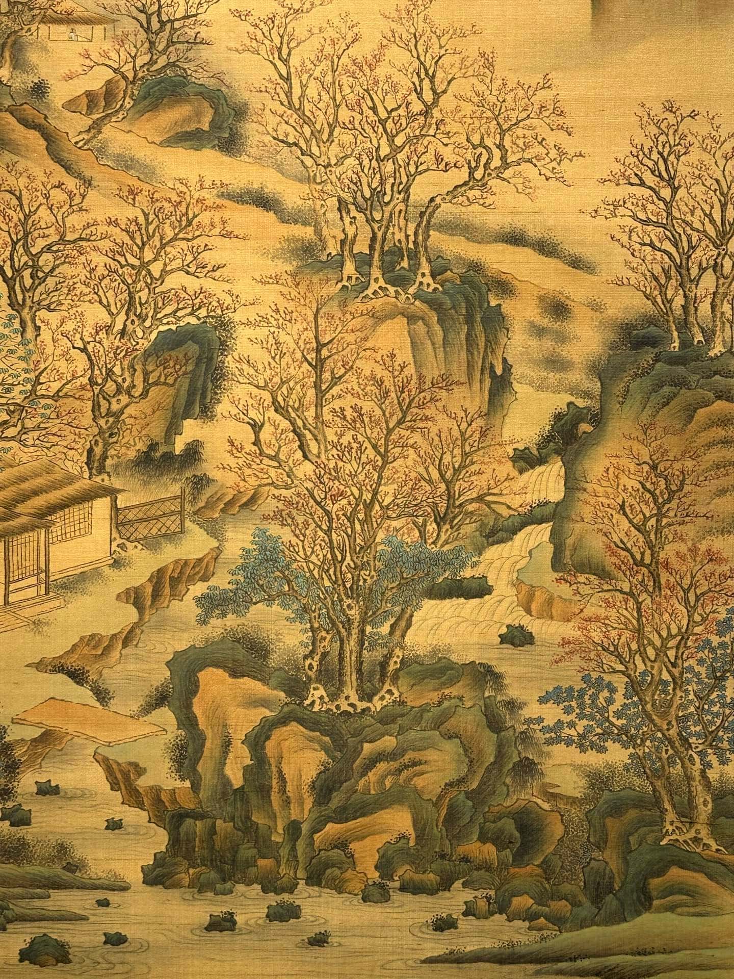Chinese scroll painting Qin Shi Huang Ying Zheng