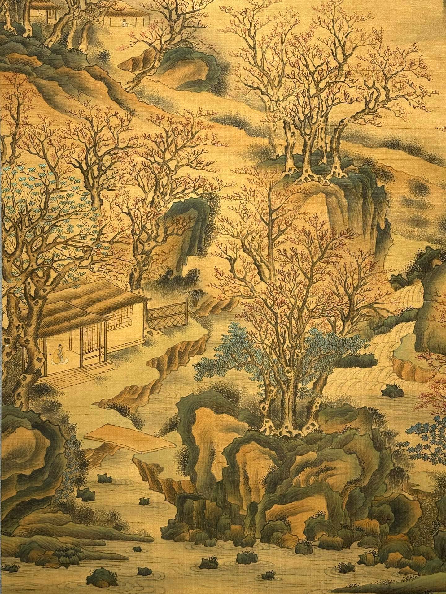 Chinese scroll painting Qin Shi Huang Ying Zheng