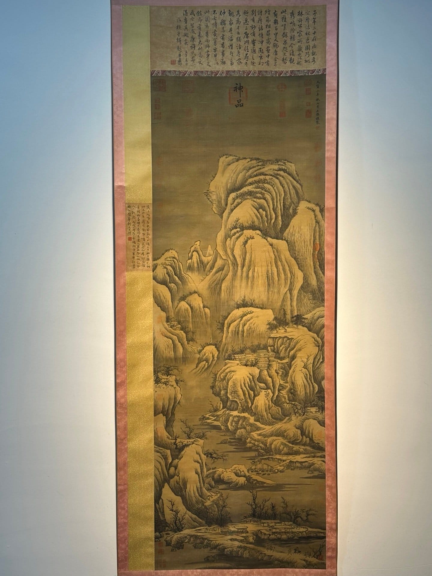 Chinese scroll painting Wang Wei