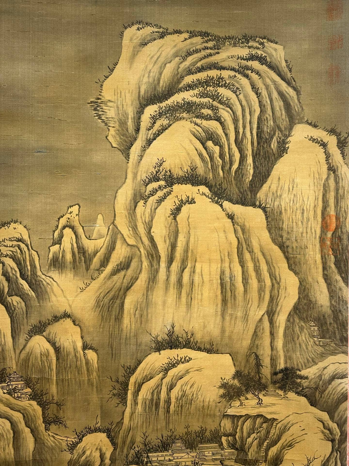 Chinese scroll painting Wang Wei