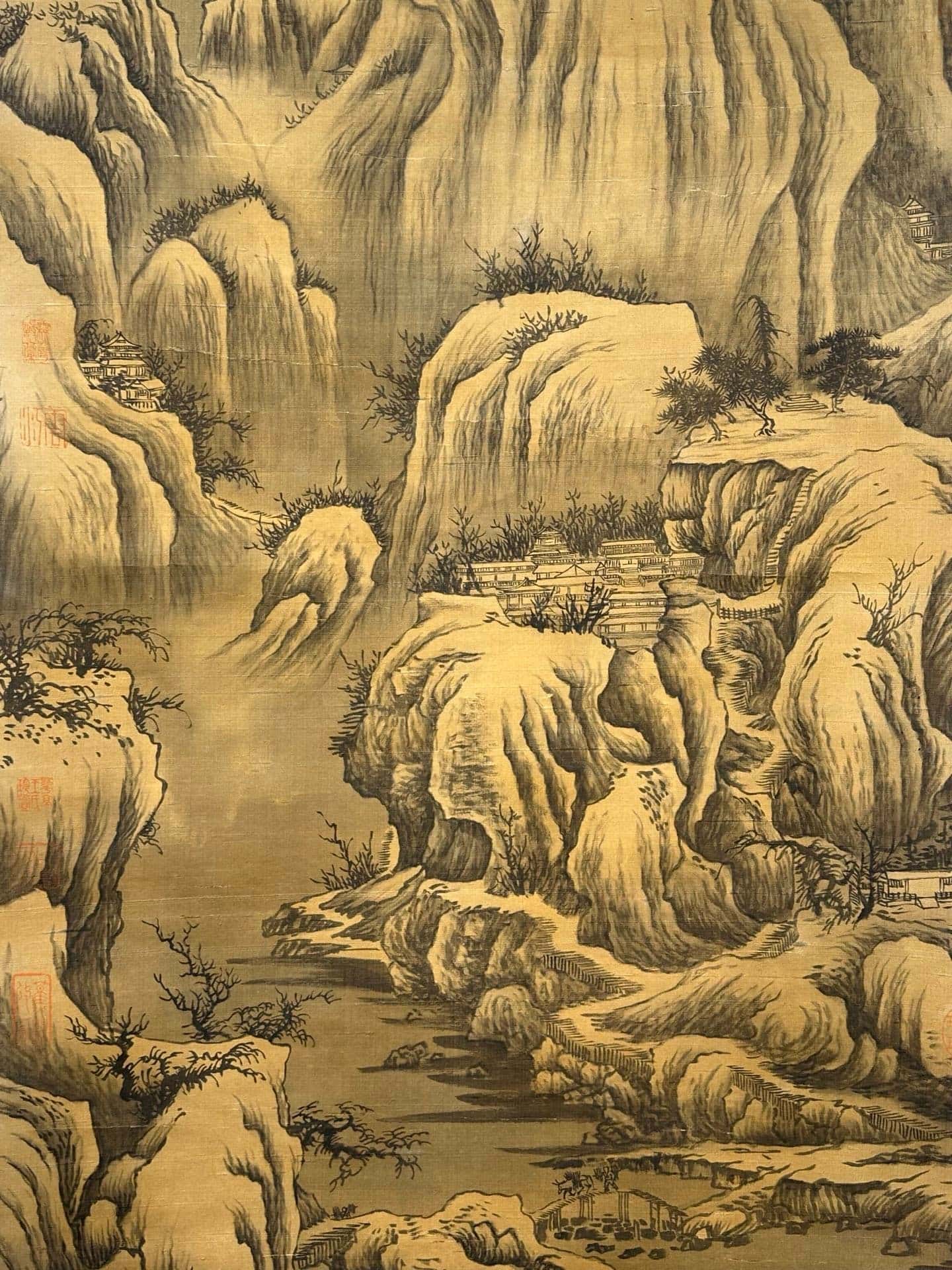 Chinese scroll painting Wang Wei