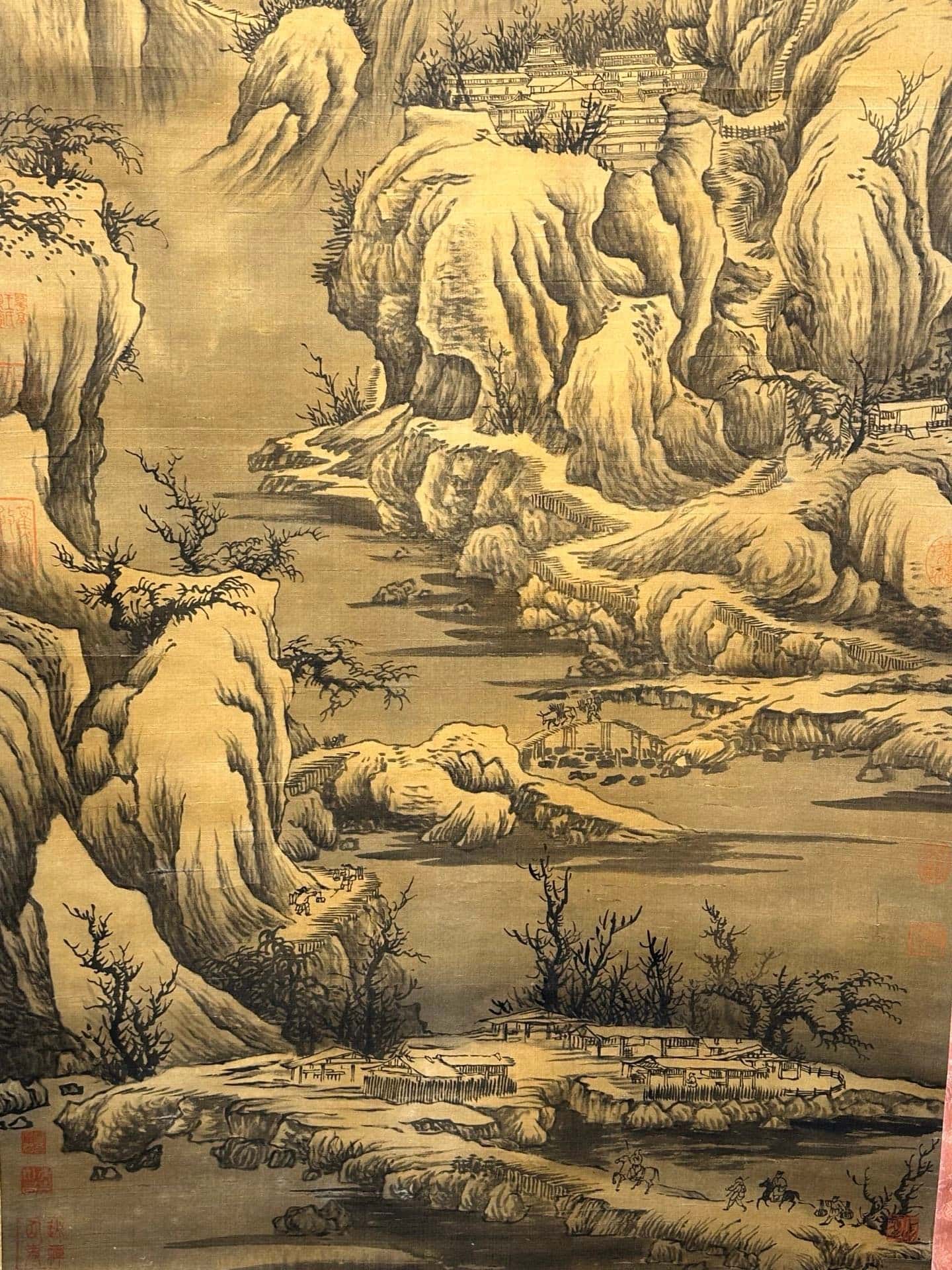 Chinese scroll painting Wang Wei