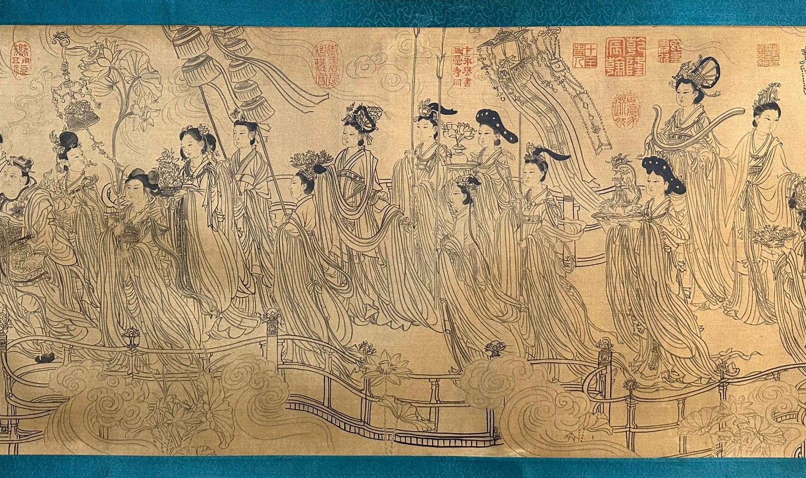 Chinese scroll painting Wu Daozi