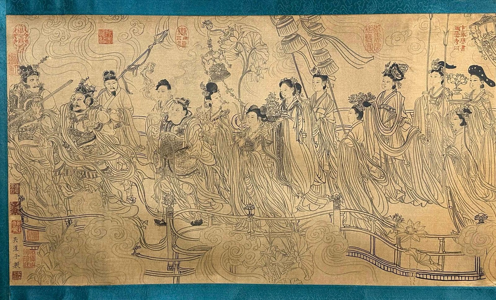 Chinese scroll painting Wu Daozi