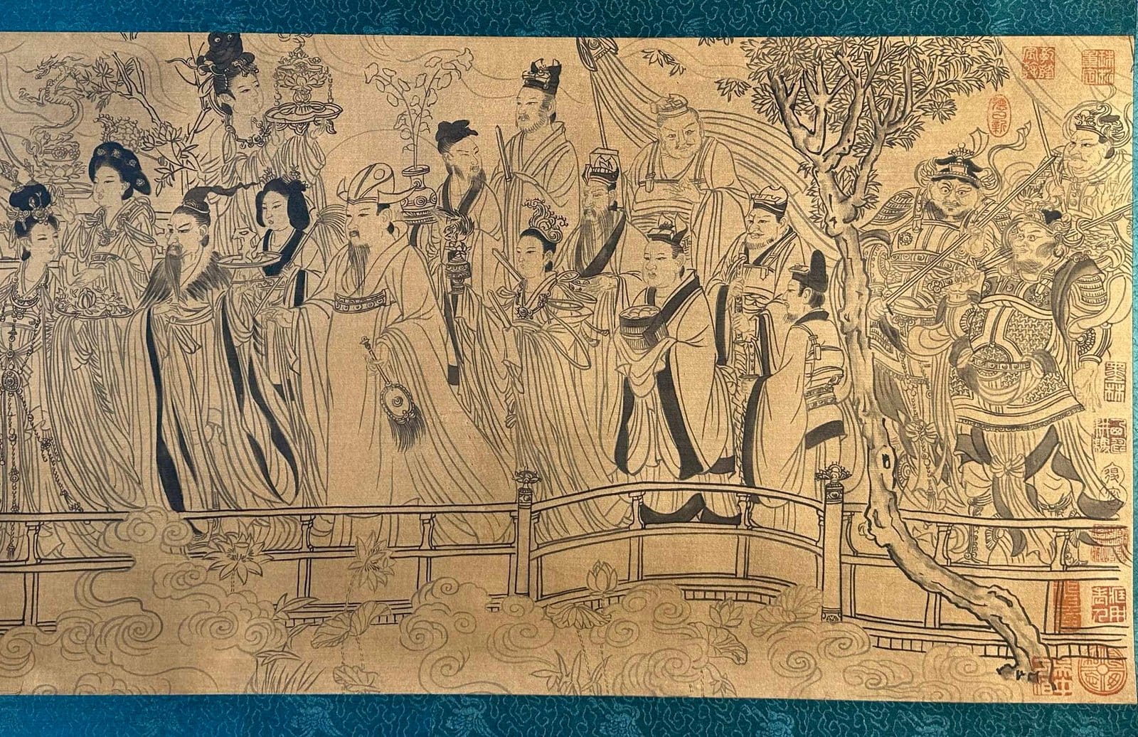 Chinese scroll painting Wu Daozi