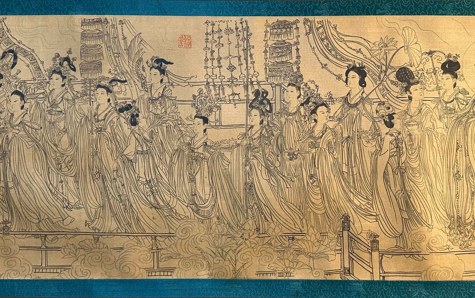 Chinese scroll painting Wu Daozi