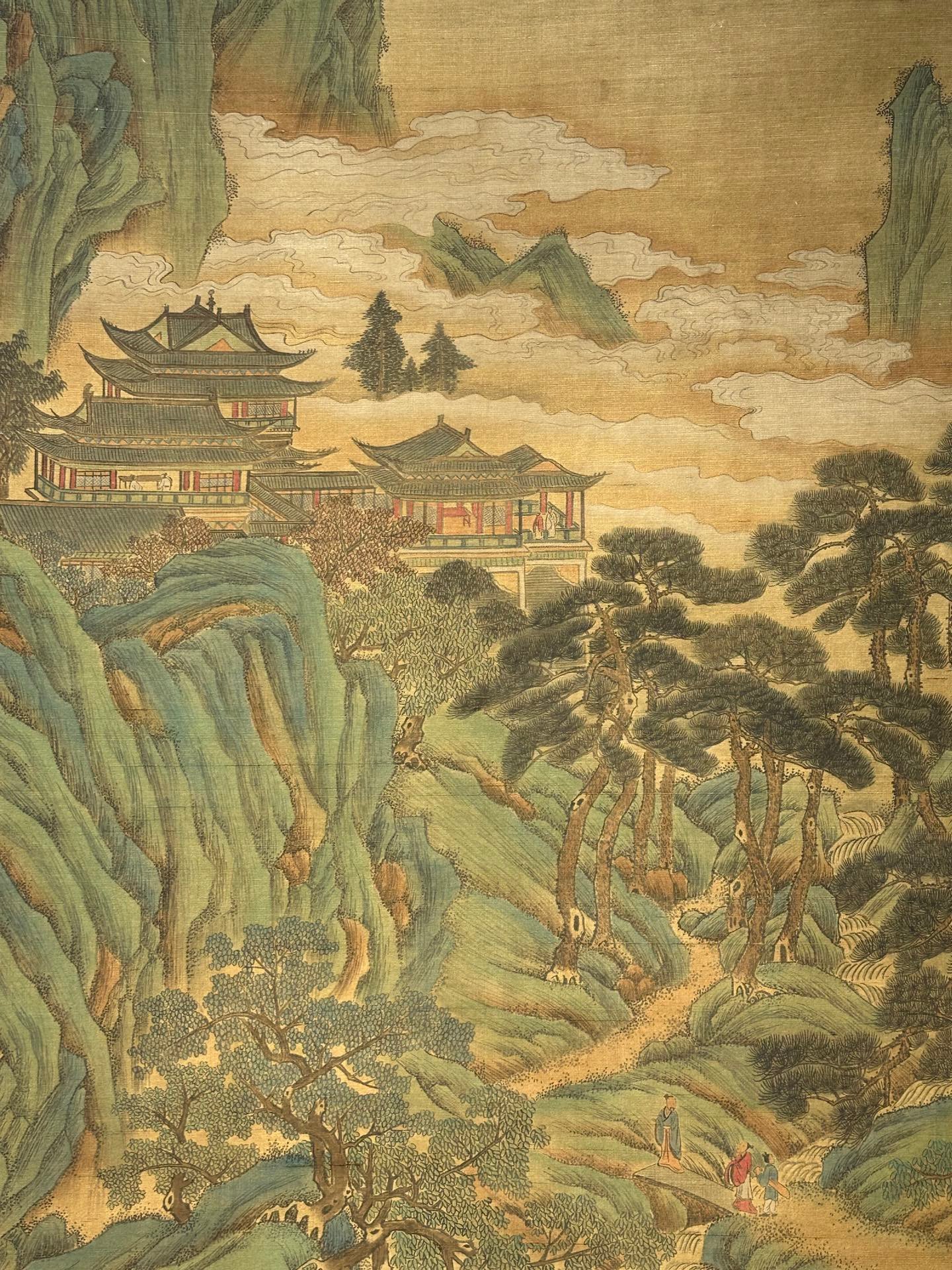 Chinese scroll painting Wu Zetian