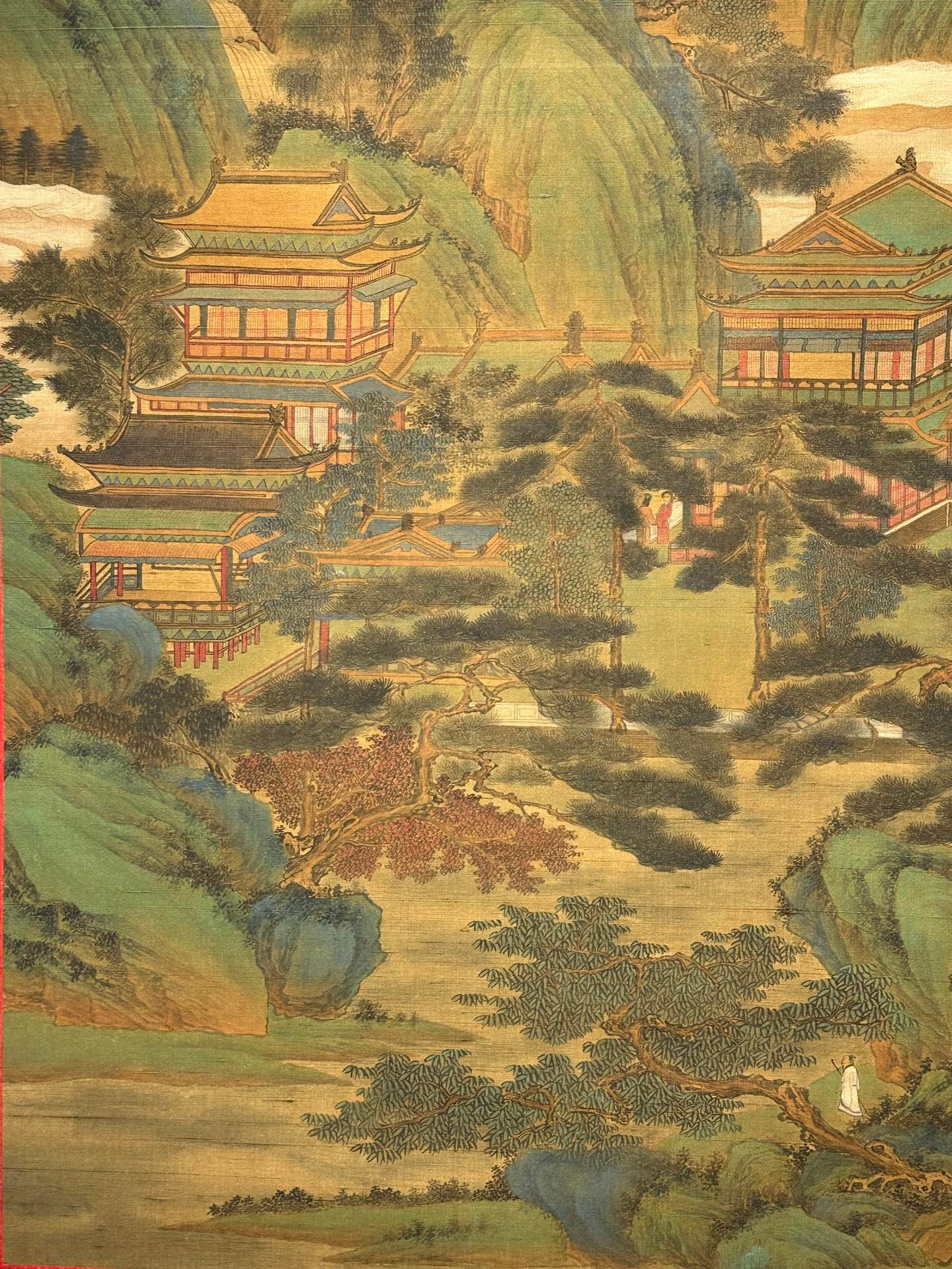 Chinese scroll painting Wang Ximeng
