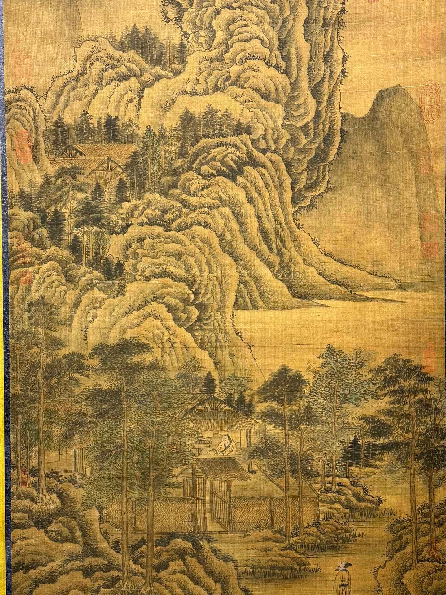 Chinese scroll painting Wang Wen