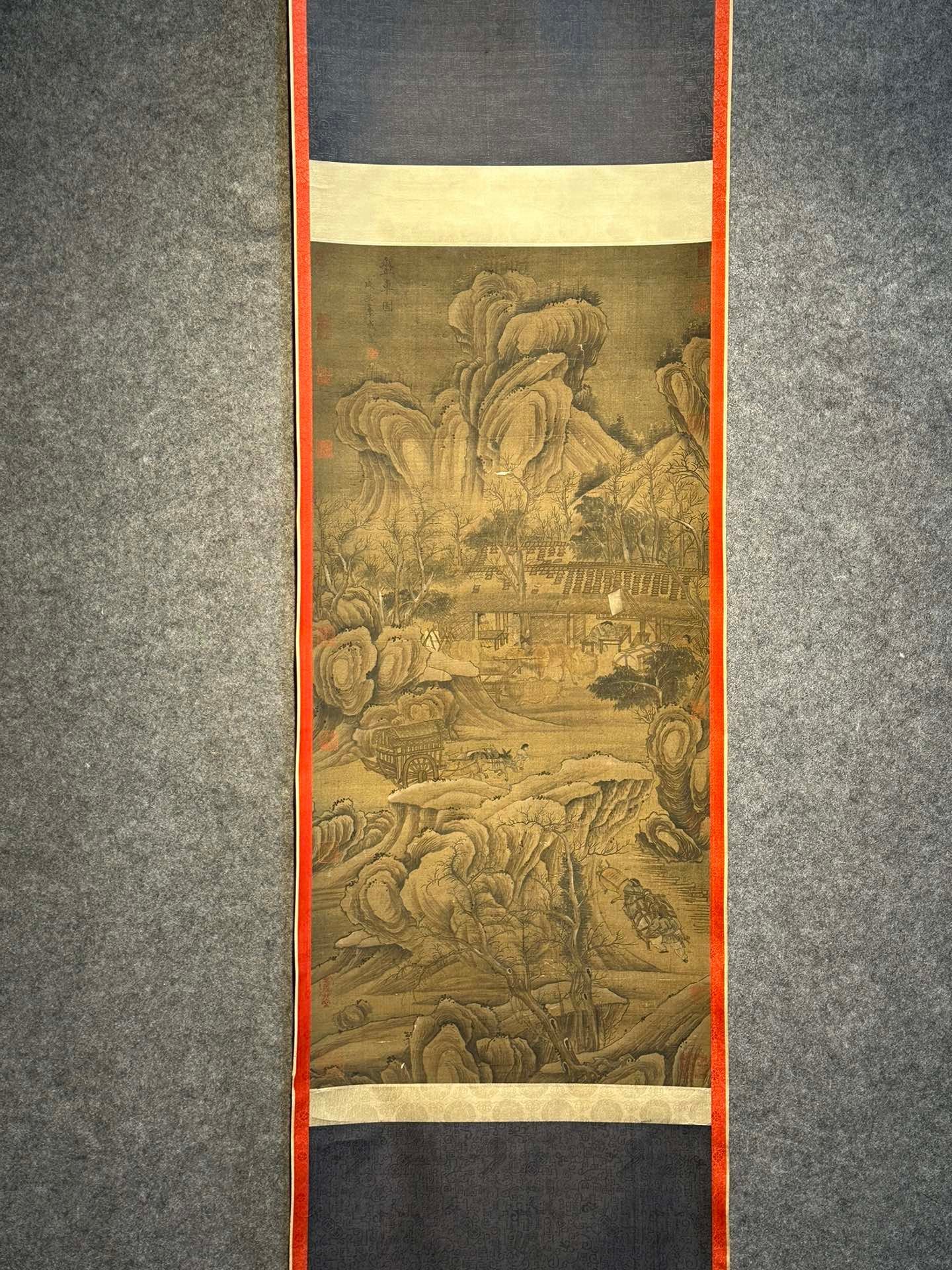 Chinese scroll painting Wang Wen