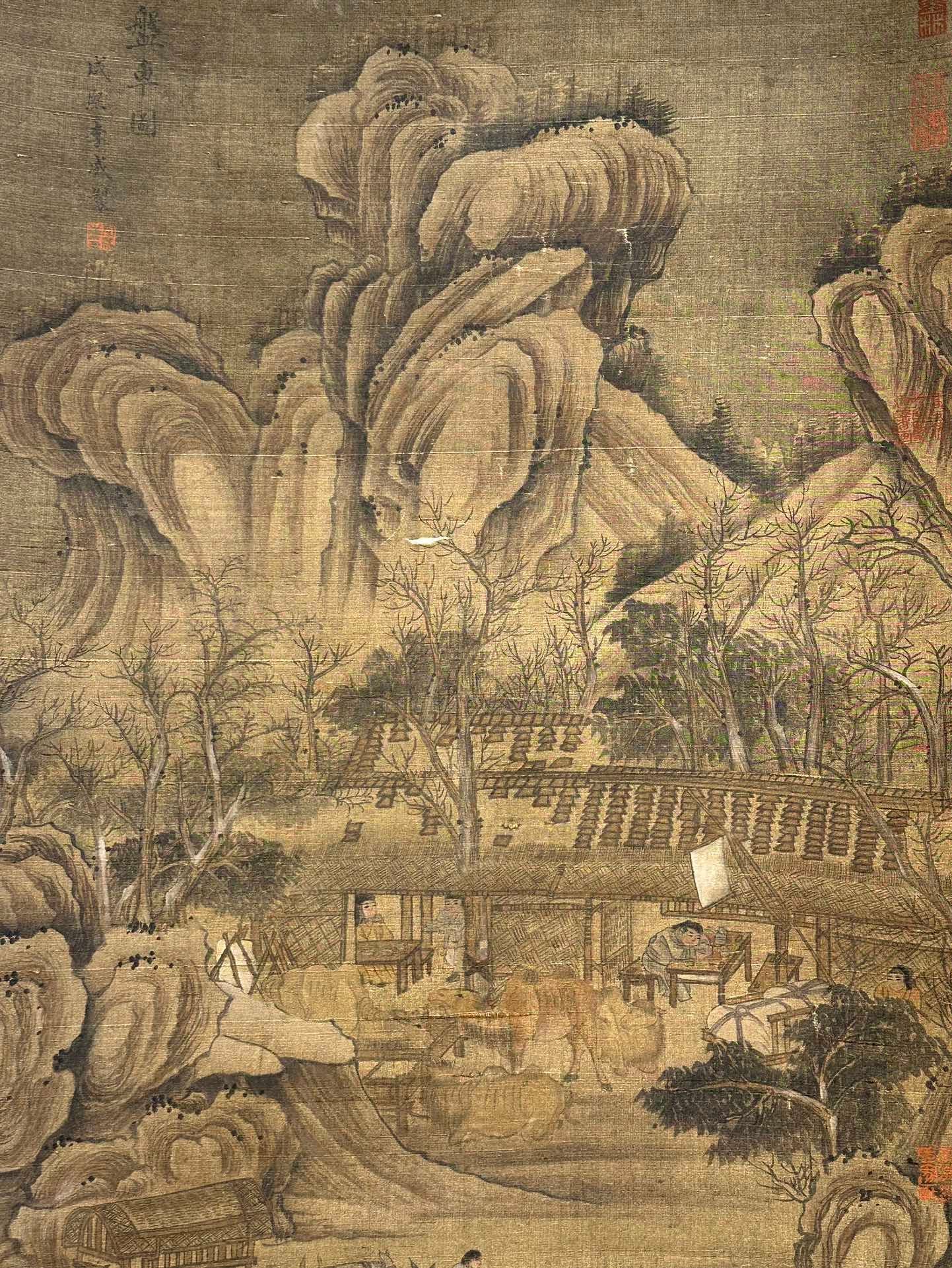 Chinese scroll painting Wang Wen