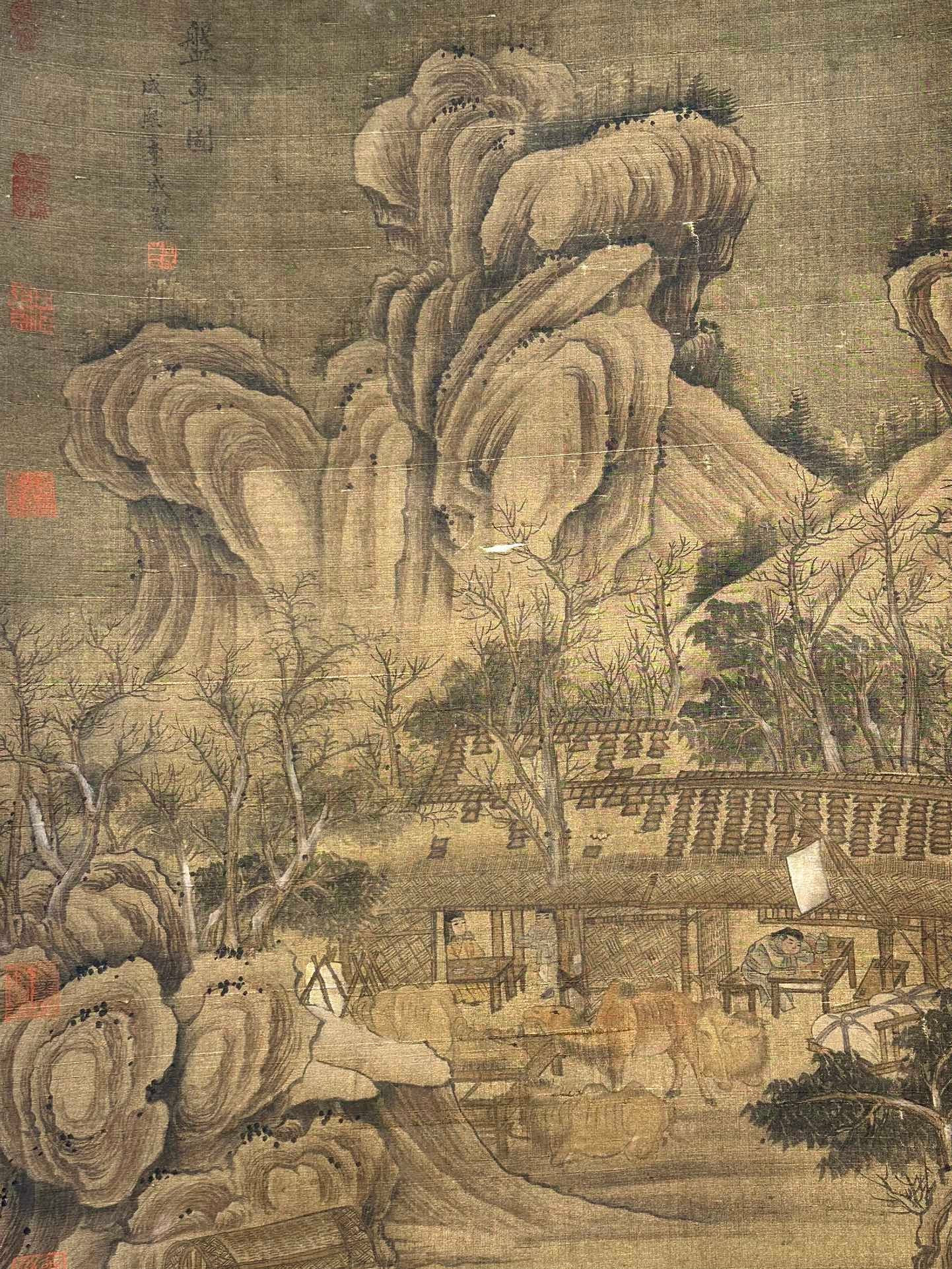 Chinese scroll painting Wang Wen
