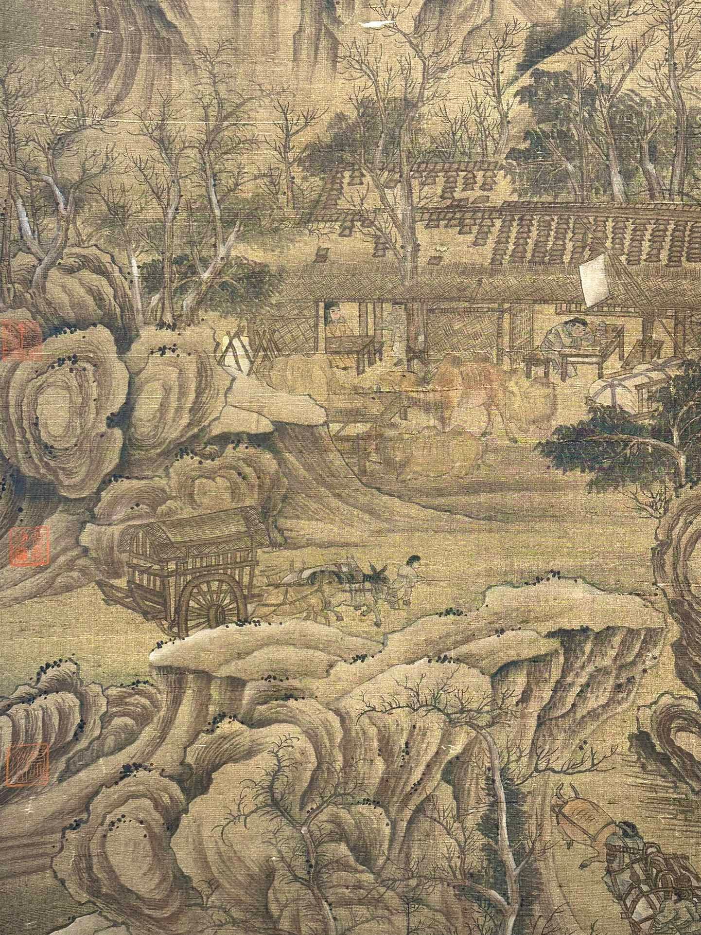 Chinese scroll painting Wang Wen