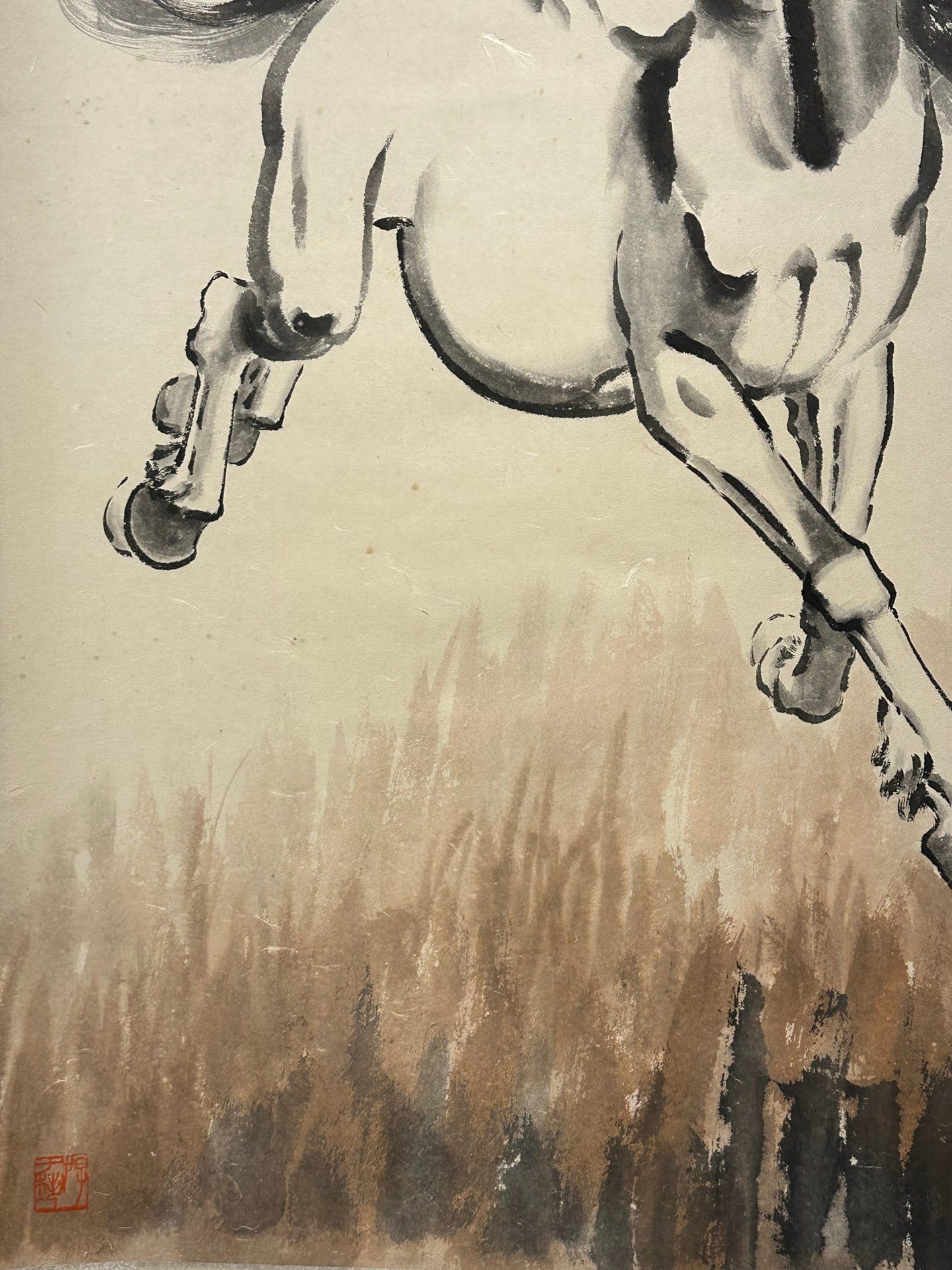 Chinese scroll painting Xu Beihong